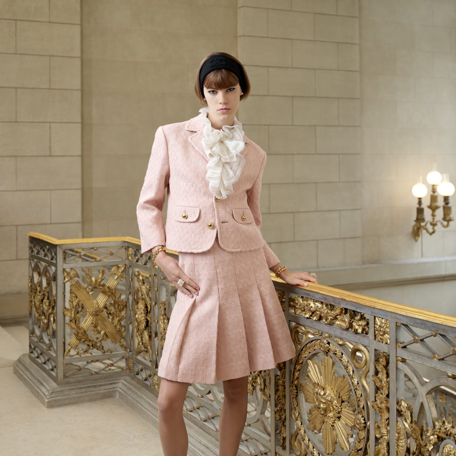 A look from Hedi Slimane’s recent collection for CELINE, Spring-Summer 2025.
