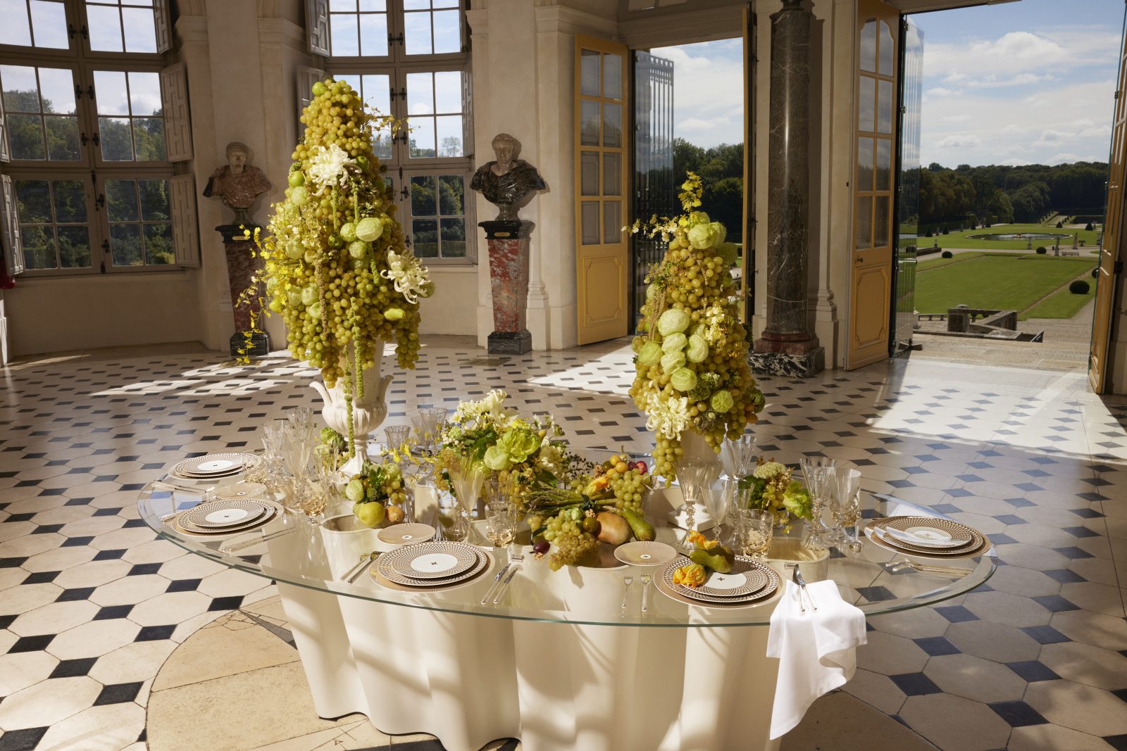 Louis Vuitton presents its latest Splendor Service offering as unveiled at Château de Vaux-le-Vicomte.