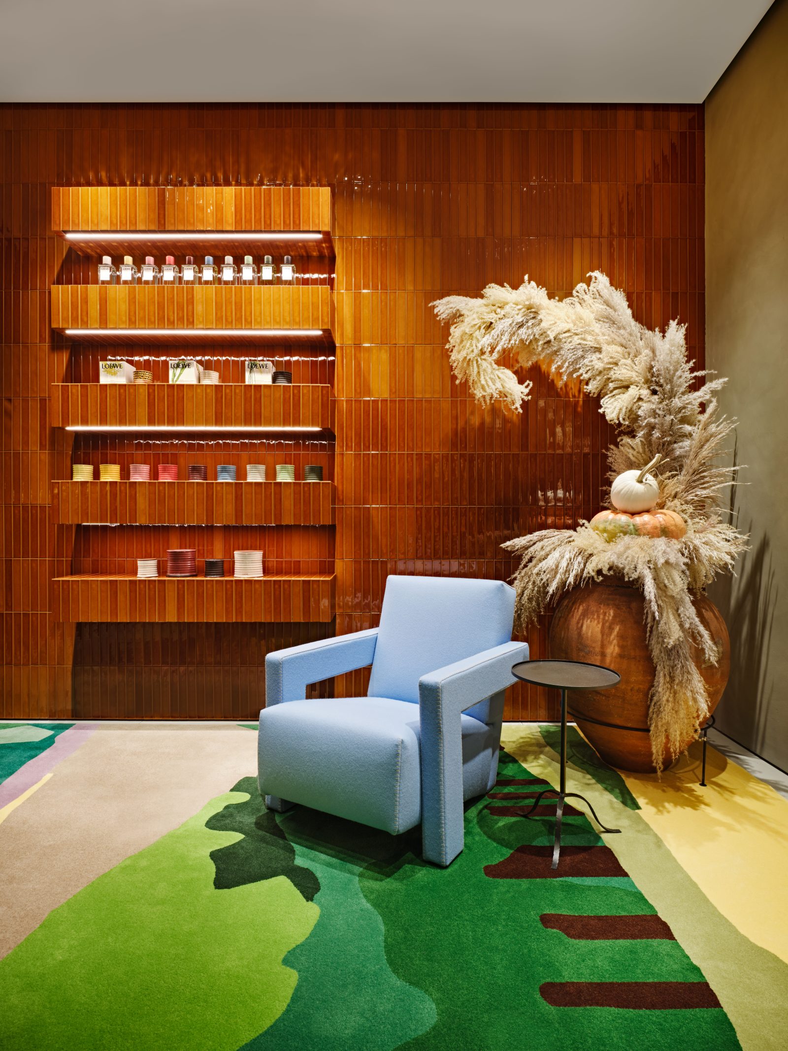 Bold and whimsical, the CASA LOEWE interiors are as tactile as they are captivating.
