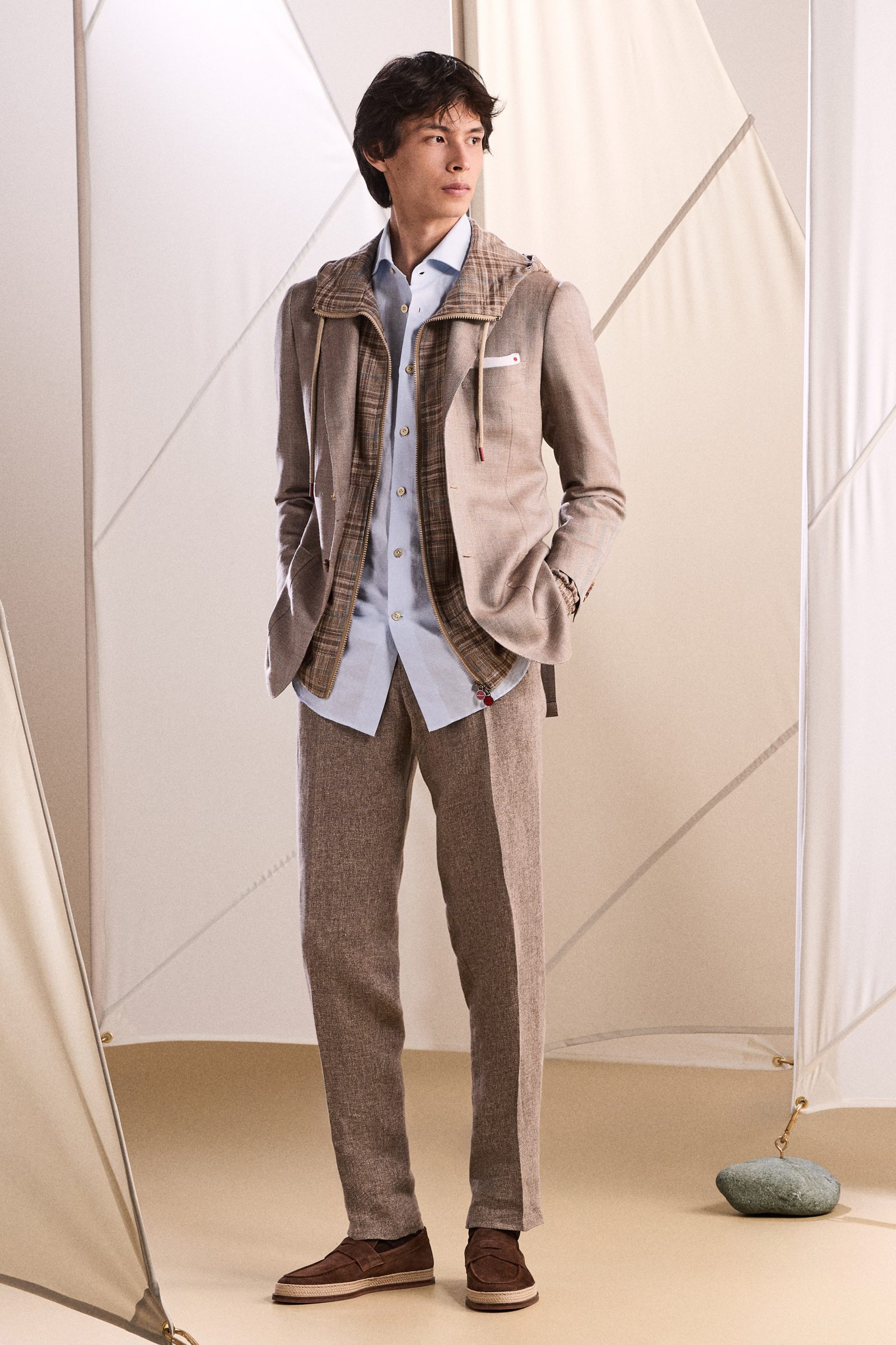 Look 7, Kiton Uomo Spring-Summer 2025