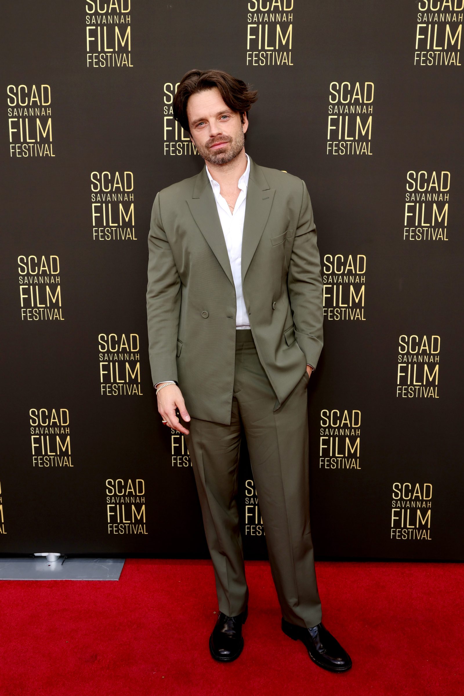 Sebastian Stan attends the 27th SCAD Savannah Film Festival on November 02, 2024 in Savannah, Georgia (Photo by Cindy Ord/Getty Images for SCAD)