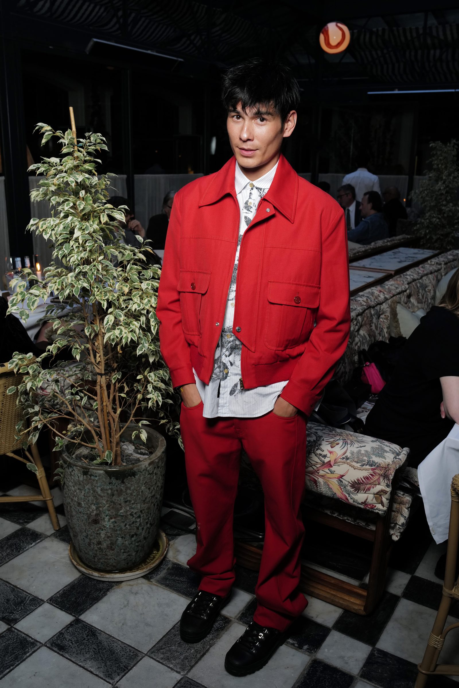 Evan Mock attends a dinner hosted by Paul Smith and Soho House to celebrate Paris Fashion Week at Soho House Paris on June 19, 2024 in Paris, France. (Photo by Darren Gerrish/Getty Images for Paul Smith)