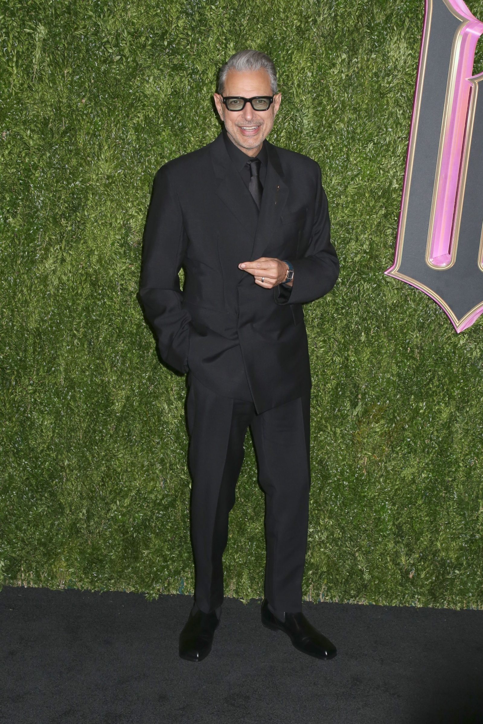 Jeff Goldblum at the New York Premiere of Wicked wearing Prada on November 14, 2024 (Photo by Gregory Pace/Shutterstock)