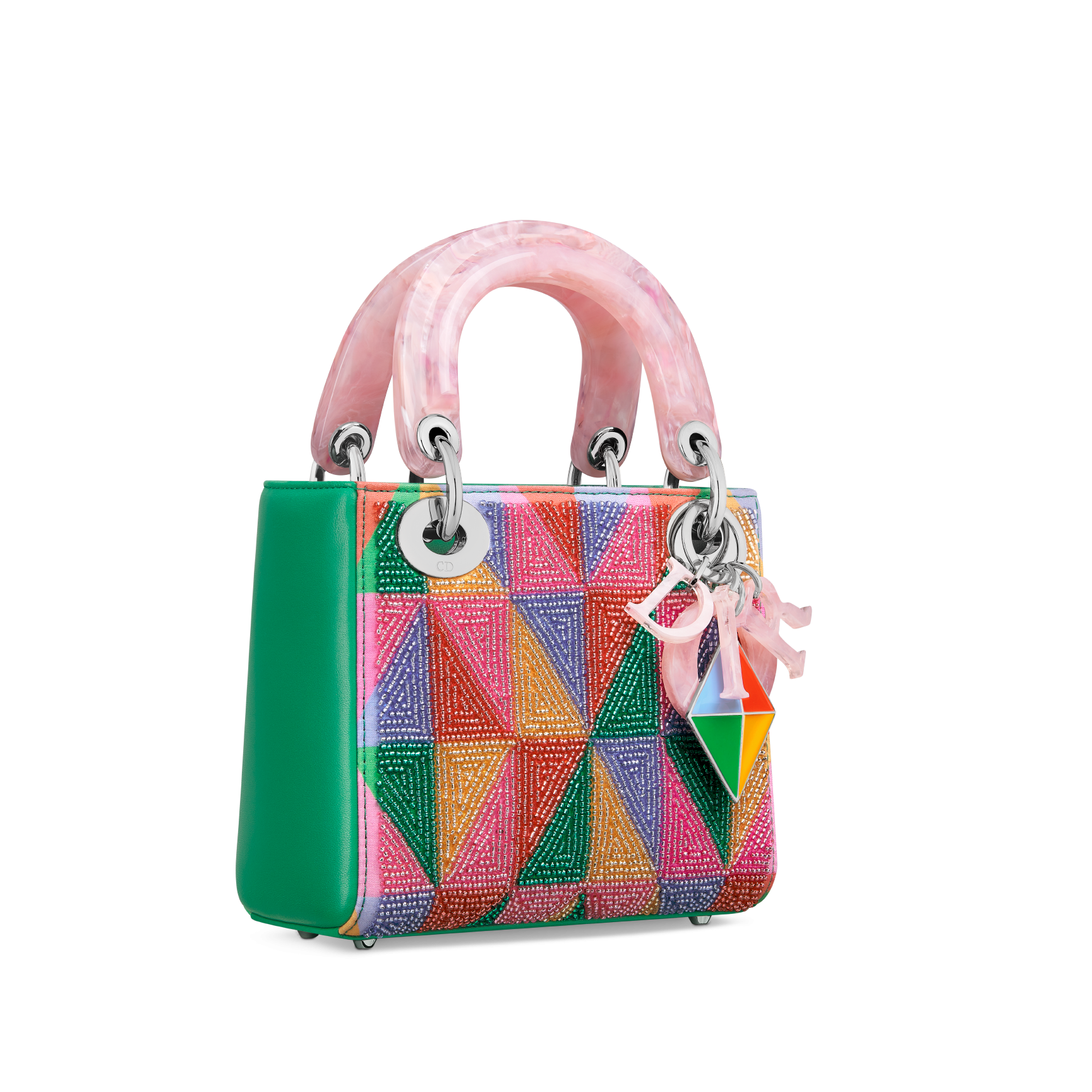 Faith Ringgold’s Lady Dior A tribute to identity and storytelling, Ringgold’s design adds rich texture and meaning to the iconic bag.