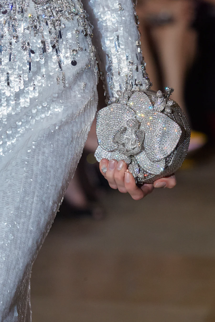 Crystal Orchid Clutch