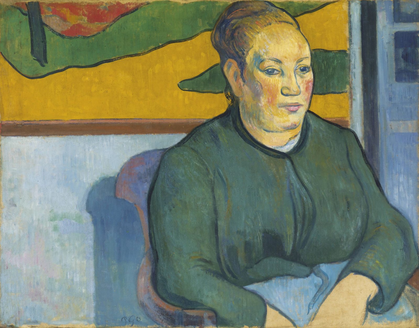 Paul Gauguin, Madam Roulin, 1888, oil on canvas, Saint Louis Art Museum.