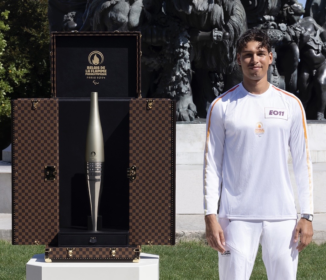 Louis Vuitton Illuminates Paris 2024 Paralympics with Bespoke Torch Trunk