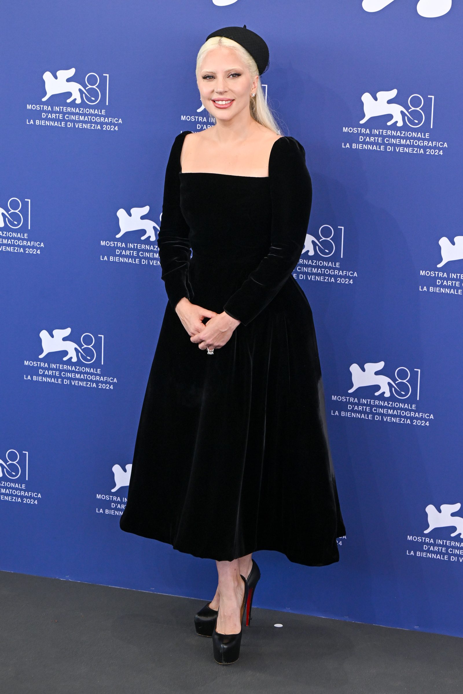 Actress Lady Gaga attends the "Joker: Folie A Deux" photocall during the 81st Venice International Film Festival at Palazzo del Casino on September 04, 2024 in Venice, Italy. (Photo by Stephane Cardinale - Corbis/Corbis via Getty Images)