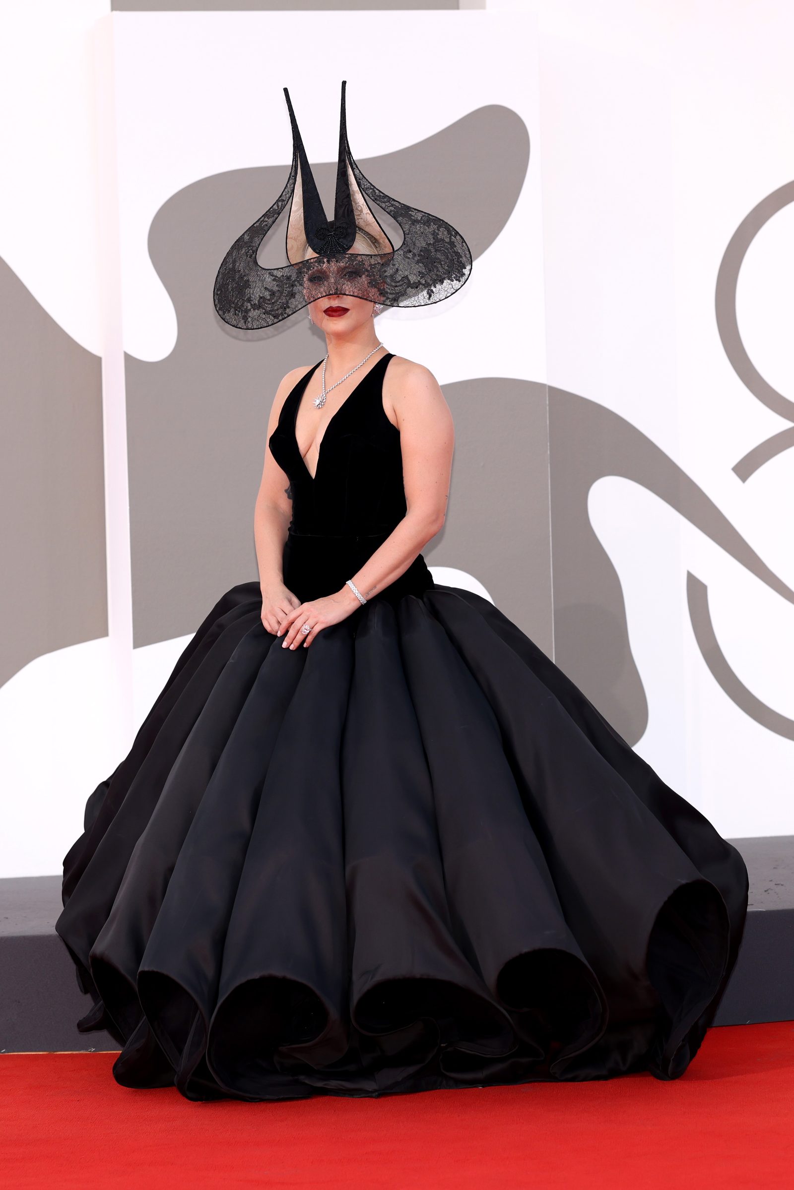 Lady Gaga attends the "Joker: Folie à Deux" red carpet during the 81st Venice International Film Festival at Sala Grande on September 04, 2024 in Venice, Italy. (Photo by Franco Origlia/Getty Images)