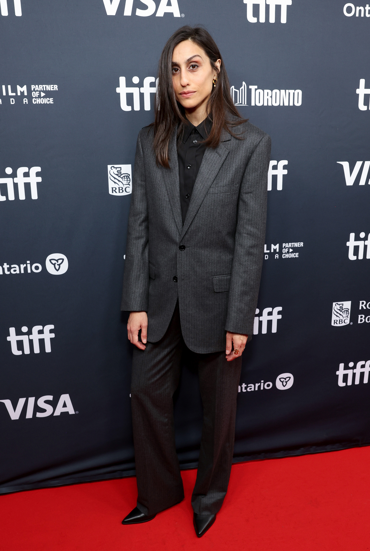 Durga Chew-Bose attends the premiere of "Bonjour Tristesse" during the 2024 Toronto International Film Festival at Royal Alexandra Theatre on September 05, 2024 in Toronto, Ontario. (Photo by Monica Schipper/Getty Images)
