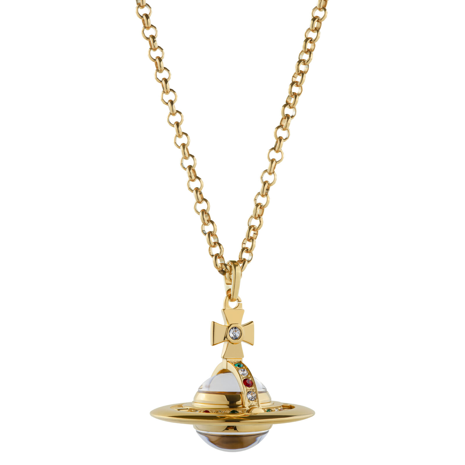 Inspired by royalty, reimagined for the runway: The sovereign’s orb transformed into a fashion staple.