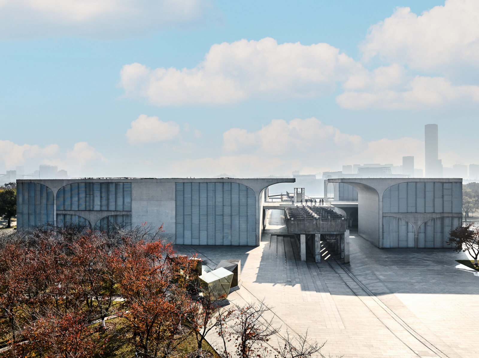 The Long Museum West Bund in Shanghai, a testament to architectural brilliance and cultural magnificence, soon to be graced by Louis Vuitton’s timeless fashion narrative.
