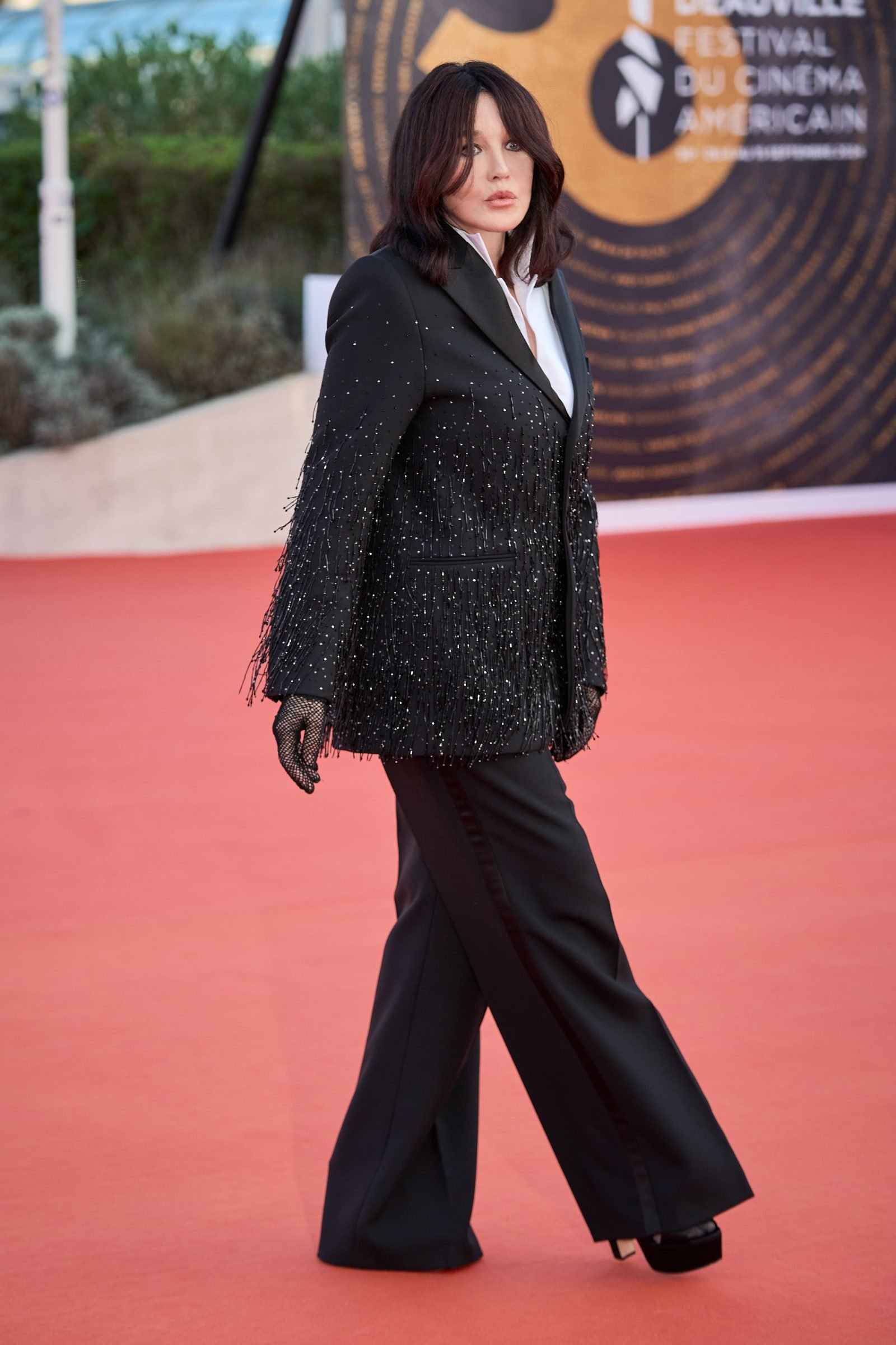 Isabelle Adjani attends the Award ceremony during the 50th Deauville American Film Festival on September 14, 2024 in Deauville, France. (Photo by Francois G. Durand/WireImage)