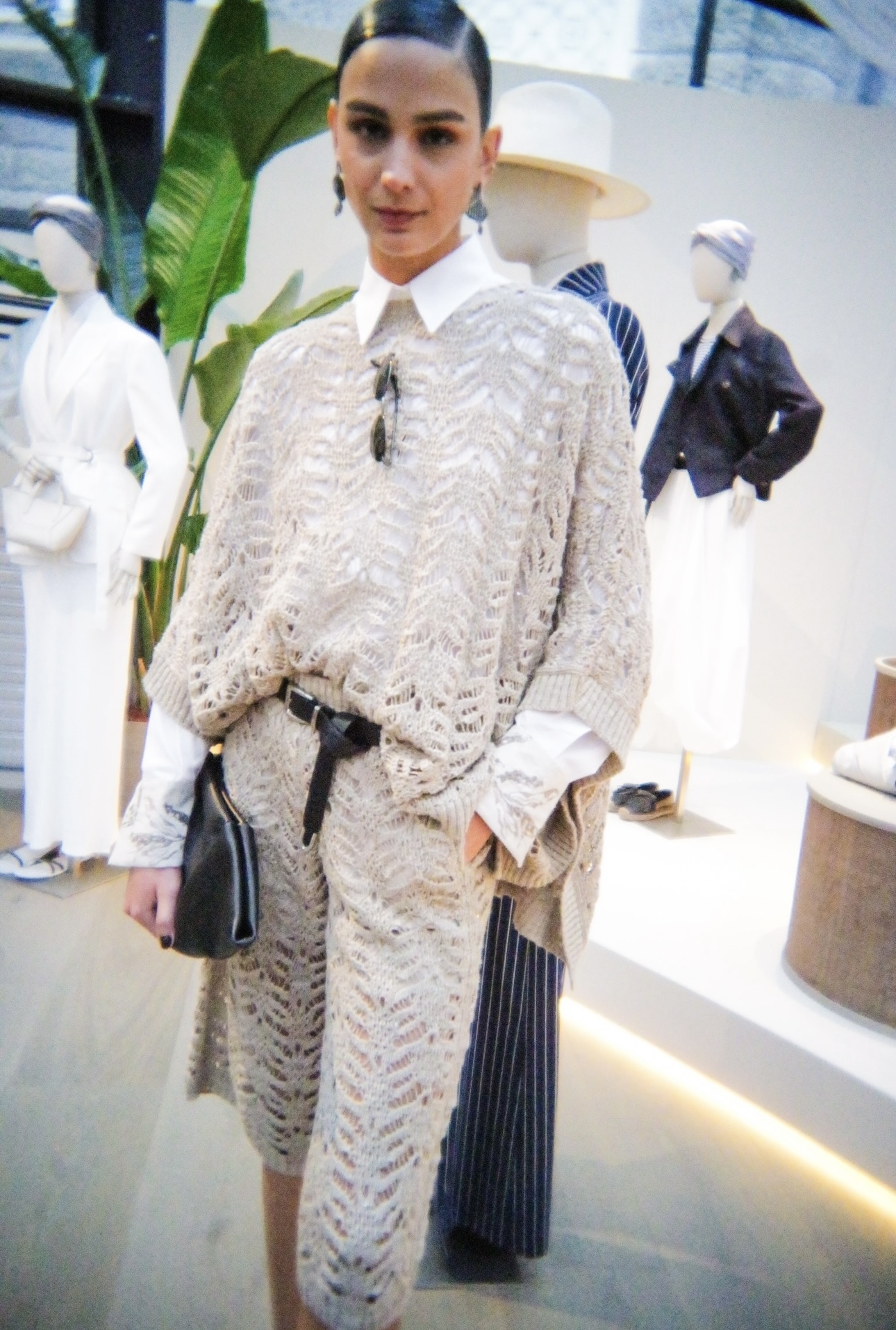 A look from Brunello Cucinelli’s Women’s Spring Summer 2025 Collection (Image: Patricia Burén)