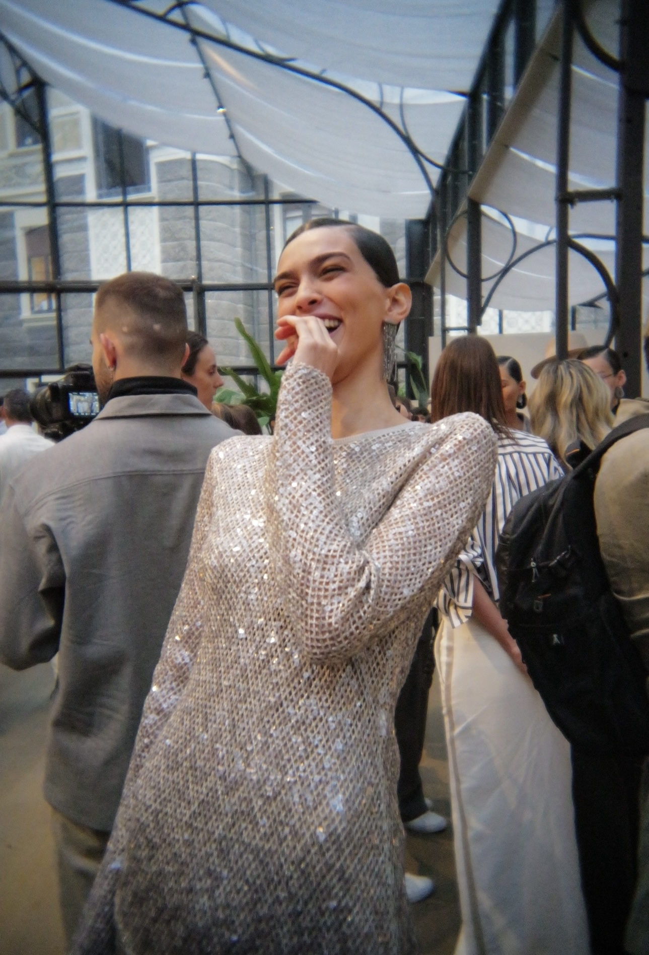 A look from Brunello Cucinelli’s Women’s Spring Summer 2025 Collection (Image: Patricia Burén)