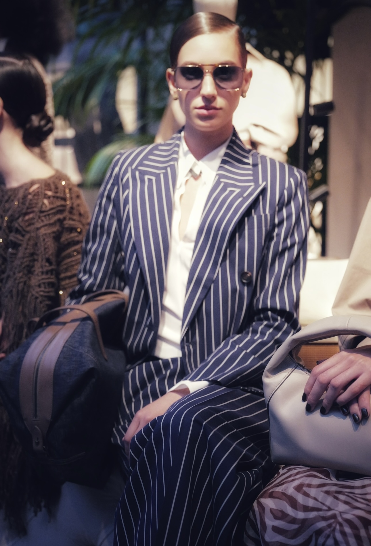 A look from Brunello Cucinelli’s Women’s Spring Summer 2025 Collection (Image: Patricia Burén)