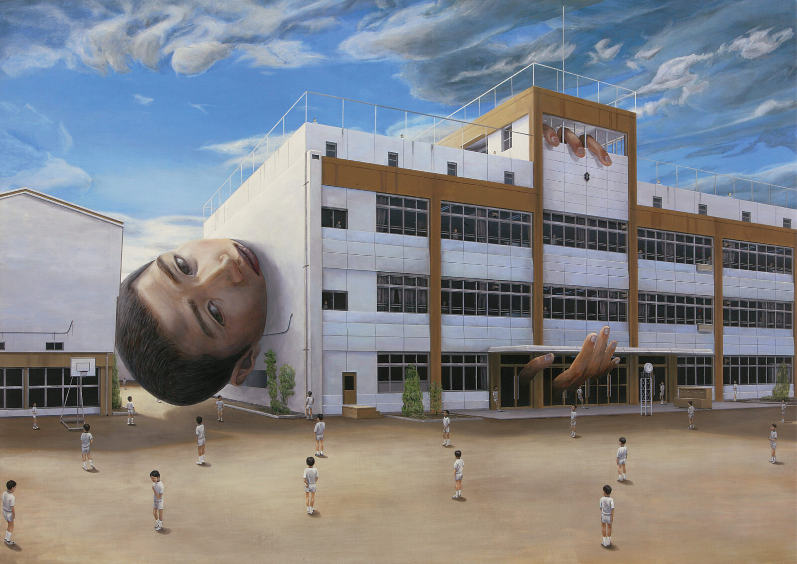 Tetsuya Ishida Prisoner, 1999 Acrylic on board 40 5/8 x 57 3/8 inches (103 x 145.6 cm) © Tetsuya Ishida Estate Courtesy the artist and Gagosian