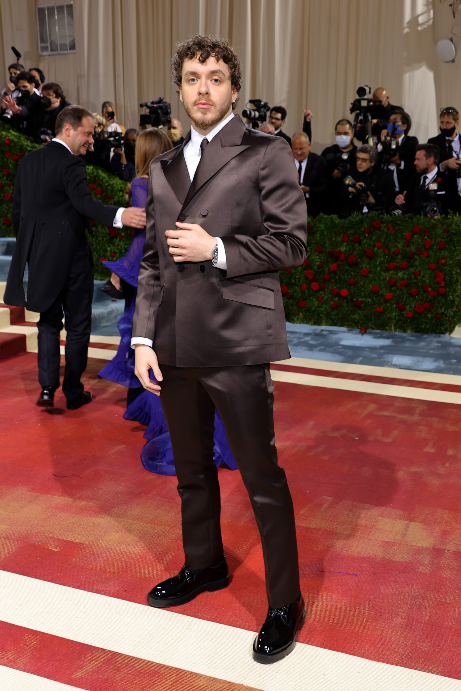 Jack Harlow wears GIVENCHY by Matthew M. Williams to the The 2022 Met Gala 