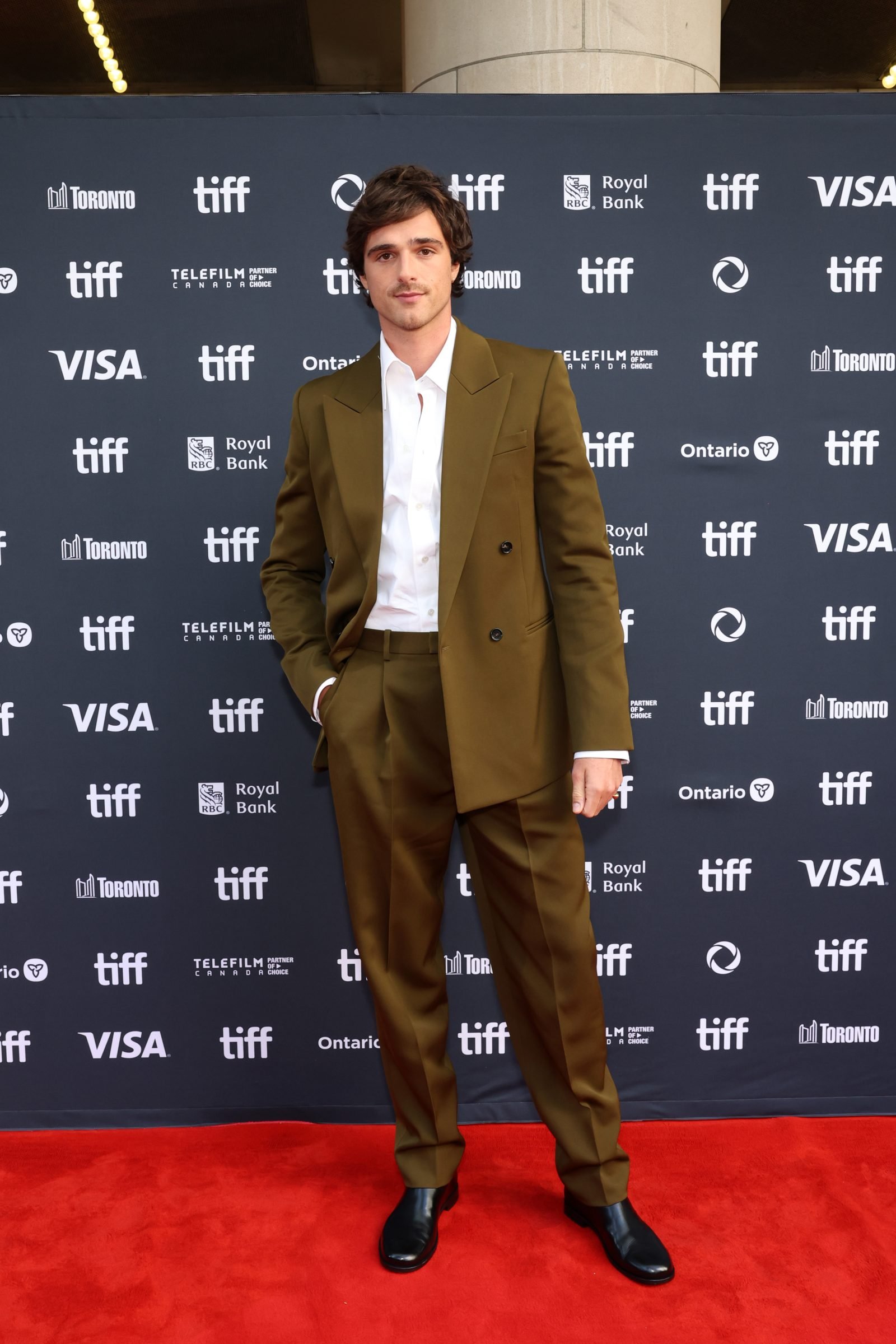 Jacob Elordi attends the premiere of "On Swift Horses" during the 2024 Toronto International Film Festival at Princess of Wales Theatre on September 07, 2024 in Toronto, Ontario. (Photo by Monica Schipper/Getty Images)