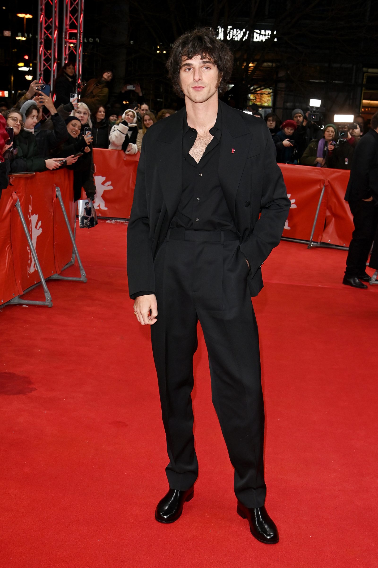 Jacob Elordi attends the "The Narrow Road To The Deep North" premiere during the 75th Berlinale International Film Festival Berlin at Zoo Palast on February 15, 2025 in Berlin, Germany. (Photo by Matthias Nareyek/Getty Images)