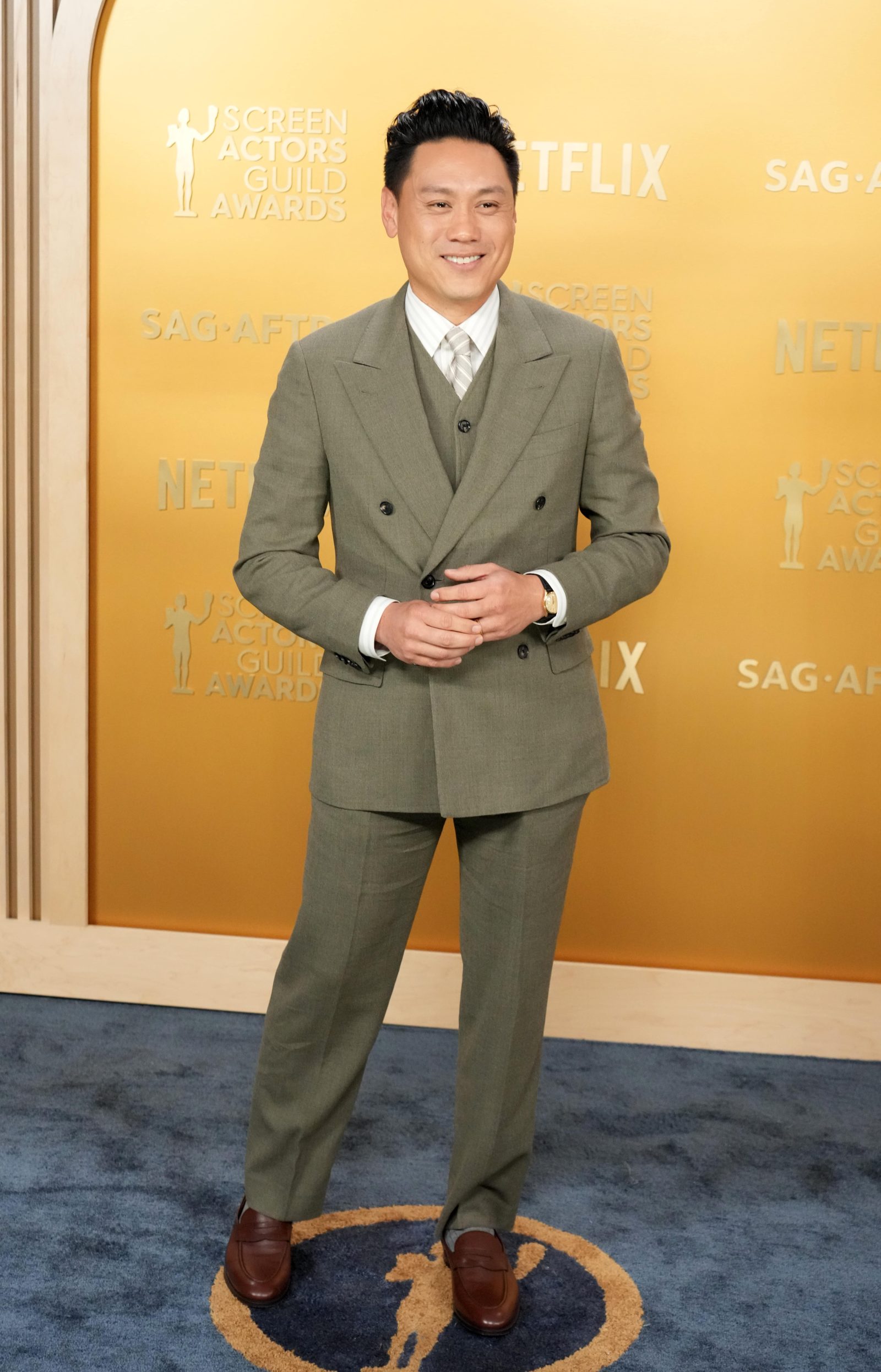 Jon M. Chu attends the 31st Annual Screen Actors Guild Awards at Shrine Auditorium and Expo Hall on February 23, 2025 in Los Angeles, California. (Photo by Getty Images) John M. Chu