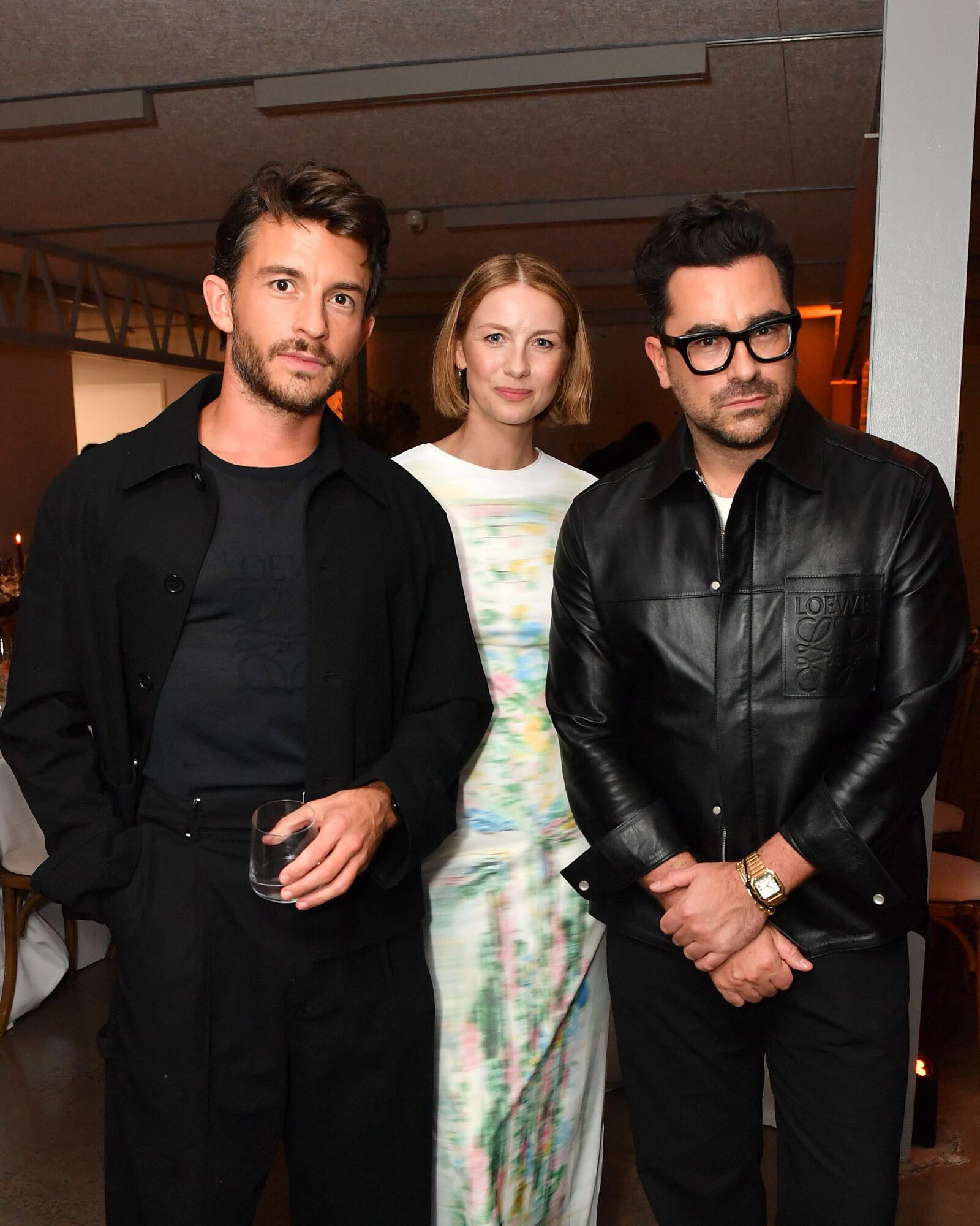 Jonathan Bailey, Caitriona Balfe, Dan Levy Jonathan Bailey, Caitriona Balfe, Dan Levy