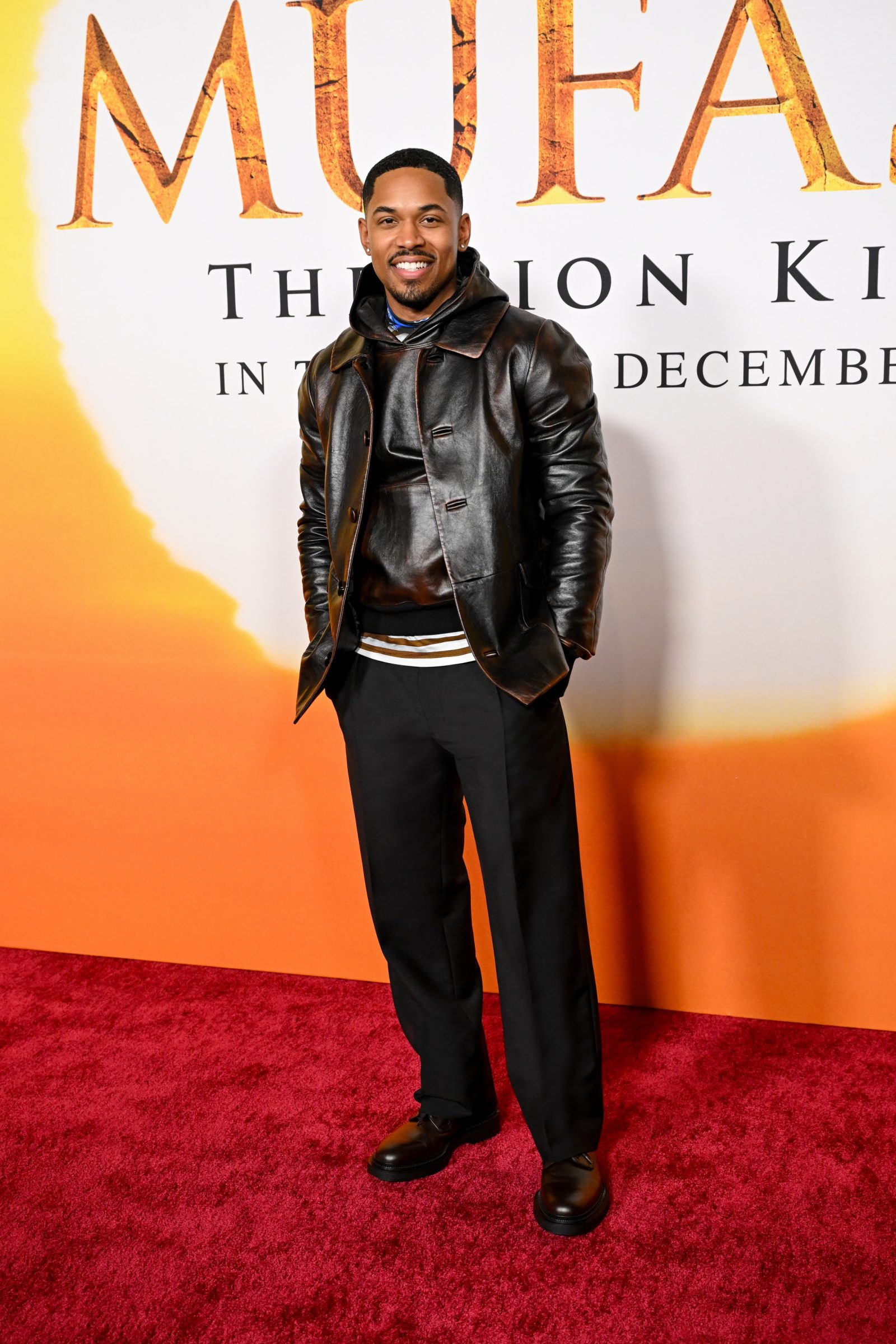 Kelvin Harrison Jr. at the "Mufasa: The Lion King" premiere at Dolby Theatre on December 9, 2024 in Los Angeles, California. (Photo by Gilbert Flores/Variety via Getty Images)