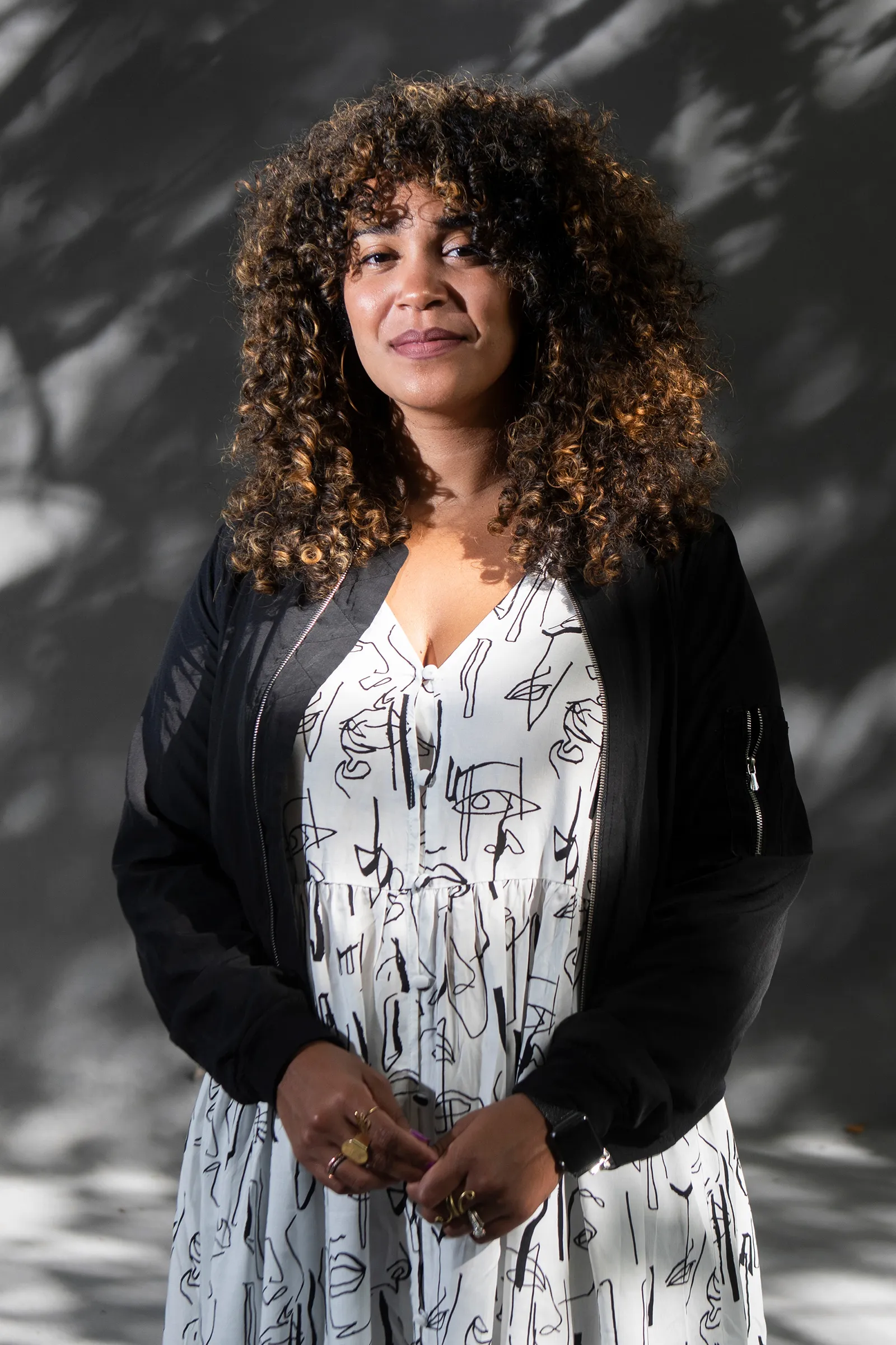 Poet and author Elizabeth Acevedo in Edinburgh, Scotland, in August 2019. Simone Padovani—Awakening/Getty Images