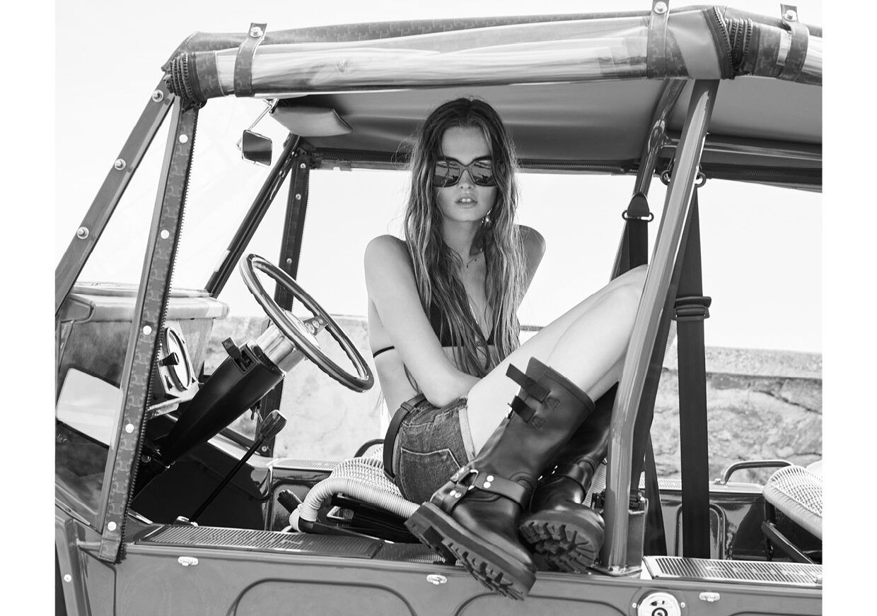 CELINE customized a vintage mini Moke to celebrate its Summer Saint-Tropez collection