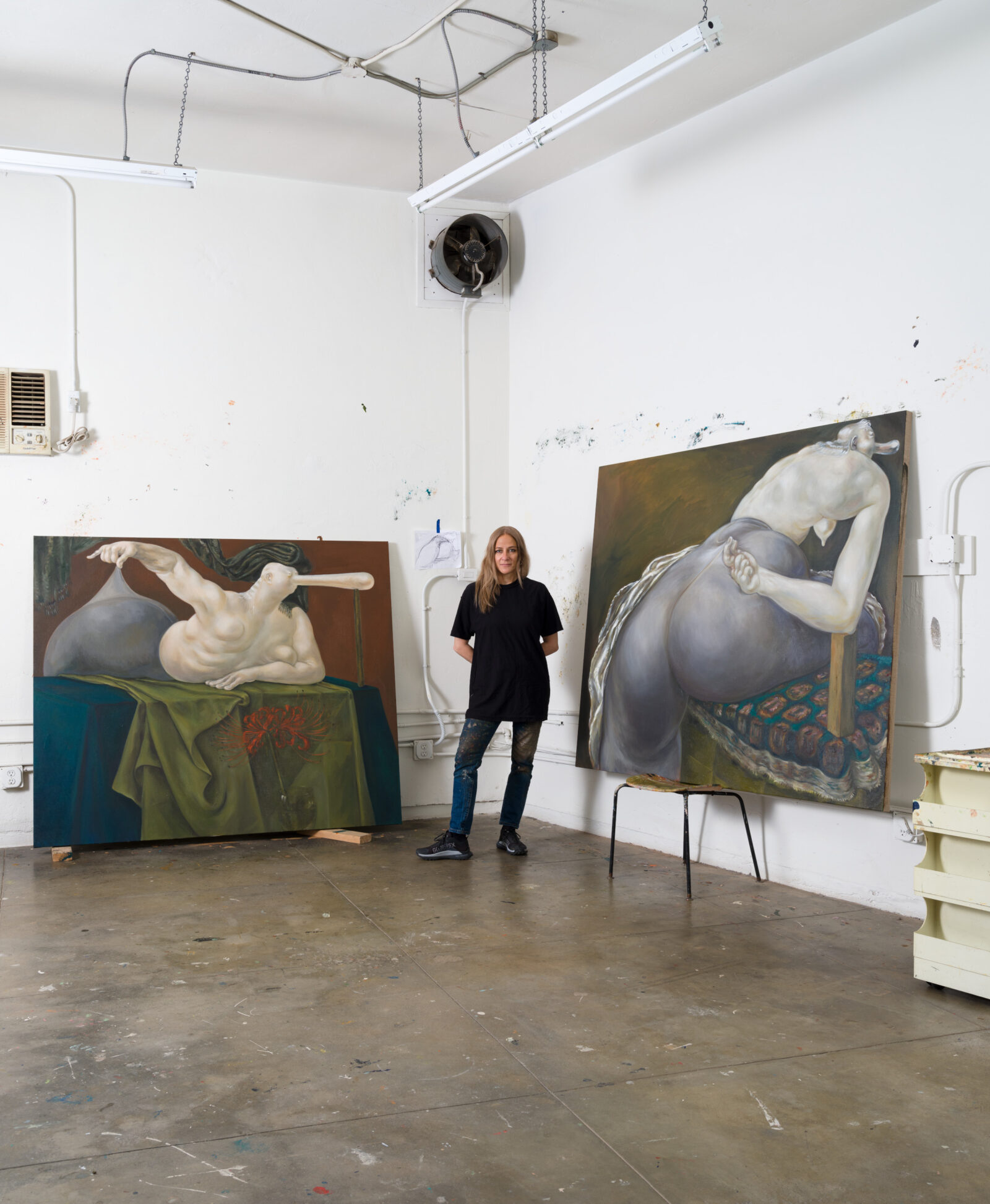 Louise Bonnet The artist in her Los Angeles studio, 2023 Photo: Jeff McLane Courtesy the artist and Gagosian