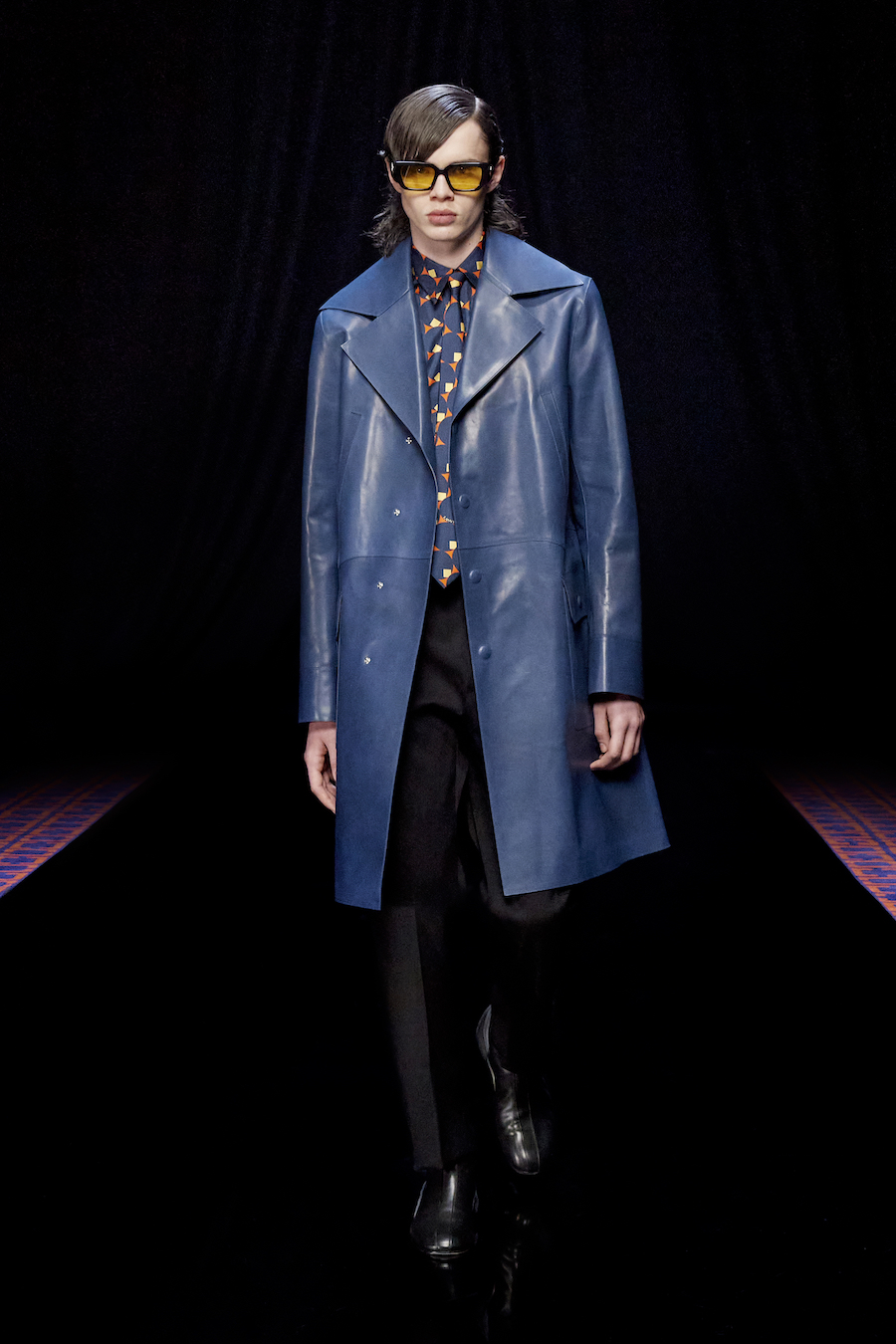 A sleek men's look from Lanvin's Fall-Winter 2022 collection