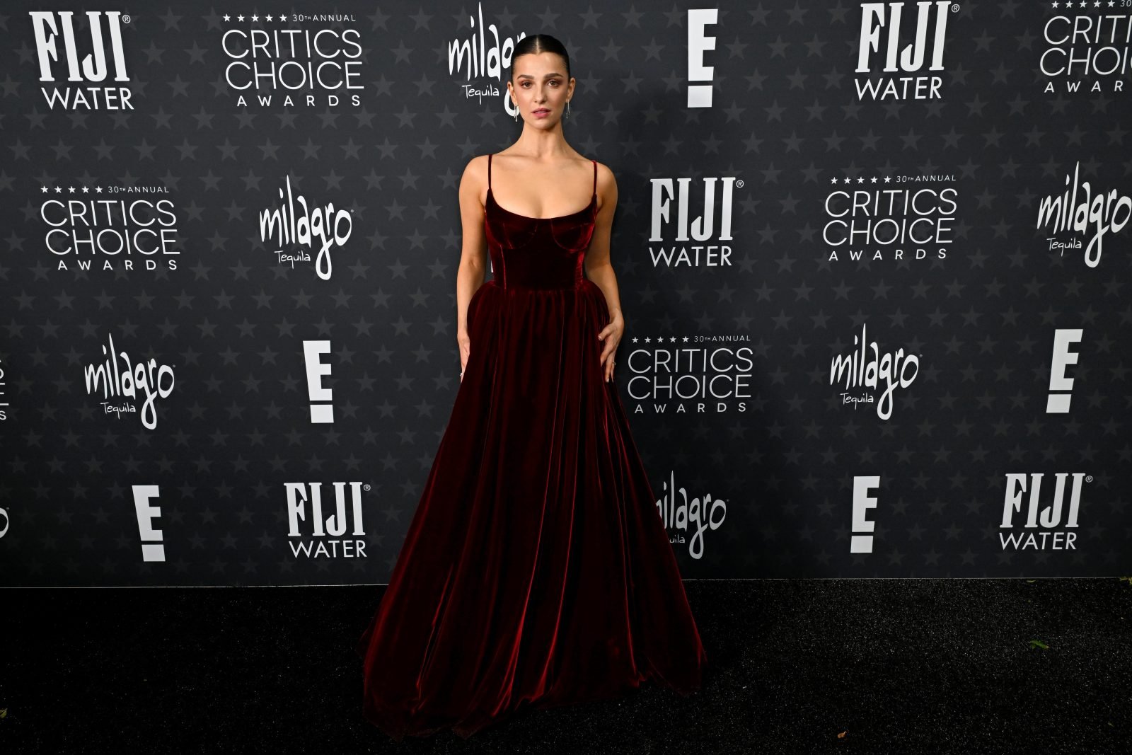 Marisa Abela attends the 30th Annual Critics Choice Awards at Barker Hangar on February 07, 2025 in Santa Monica, California. (Photo by Michael Kovac/Getty Images for Critics Choice Association) Marisa Abela attends the 30th Annual Critics Choice Awards at Barker Hangar on February 07, 2025 in Santa Monica, California. (Photo by Michael Kovac/Getty Images for Critics Choice Association)