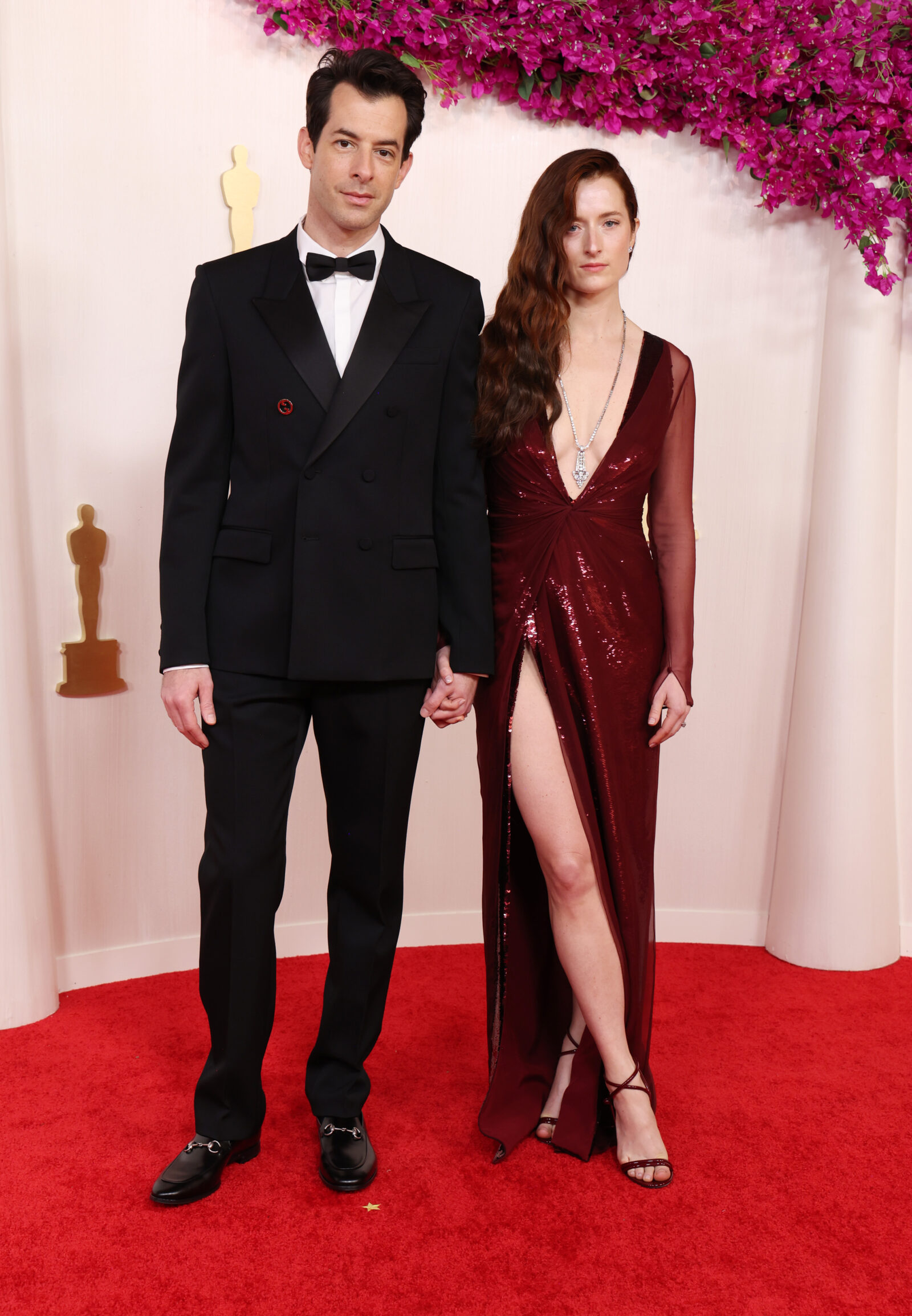 (L-R) Mark Ronson and Grace Gummer attend the 96th Annual Academy Awards on March 10, 2024 in Hollywood, California. (Photo by Kevin Mazur/Getty Images)