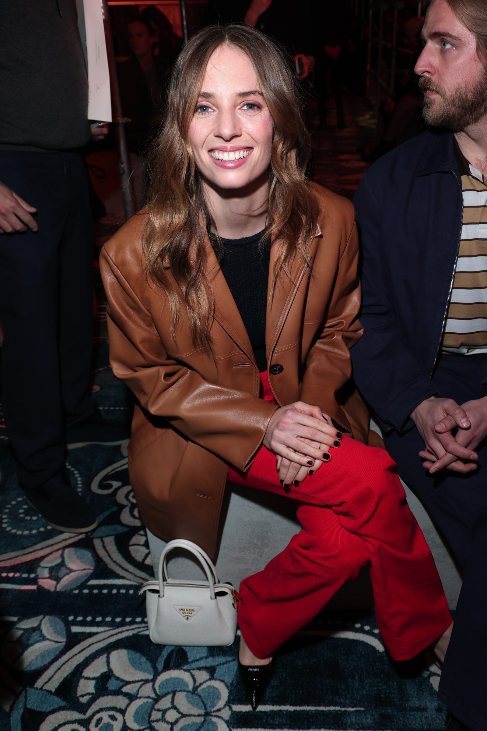 Maya Hawke attends the Prada Fall/Winter 2025 Womenswear fashion show during Milan Fashion Week Spring/Summer 2025 on February 27, 2025 in Milan, Italy. (Photo by Jacopo Raule/Getty Images for Prada) Maya Hawke attends the Prada Fall/Winter 2025 Womenswear fashion show during Milan Fashion Week Spring/Summer 2025 on February 27, 2025 in Milan, Italy. (Photo by Jacopo Raule/Getty Images for Prada)