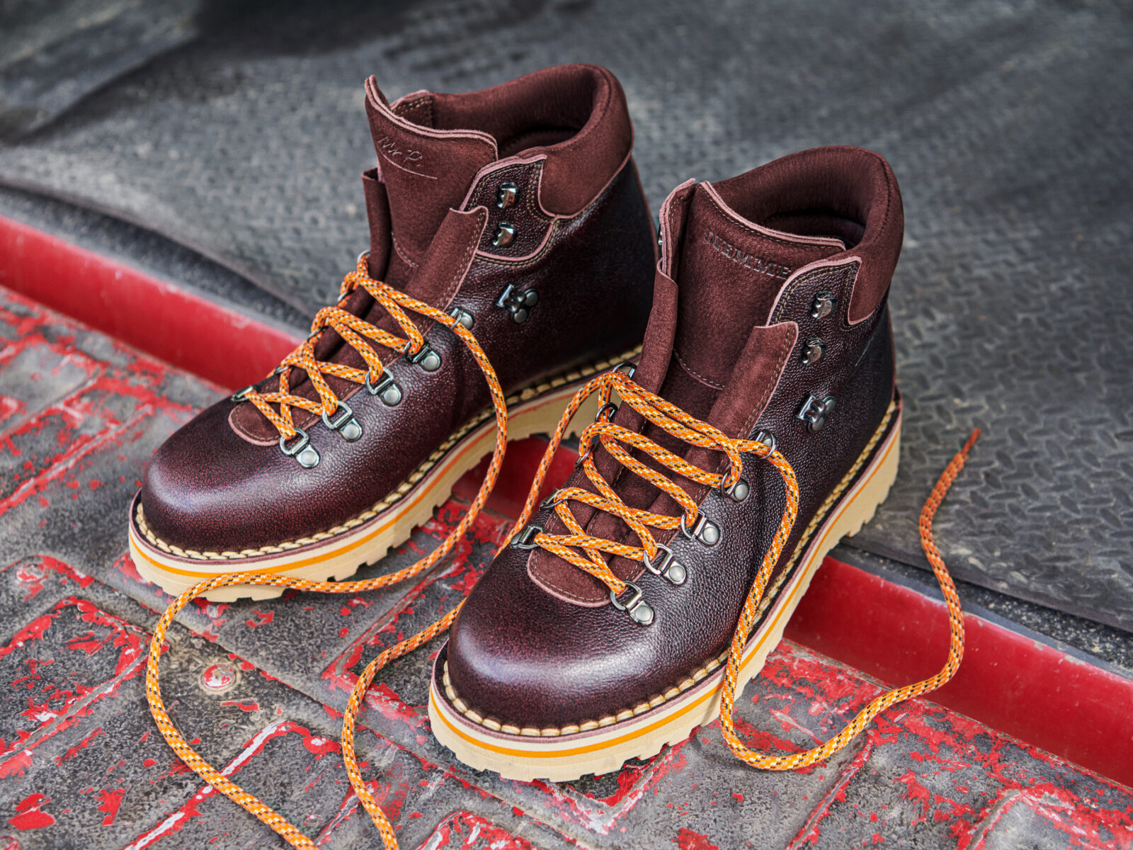 Bold Craftsmanship: The Mr. P x Diemme Burgundy Boots, Where Rugged Meets Refined.