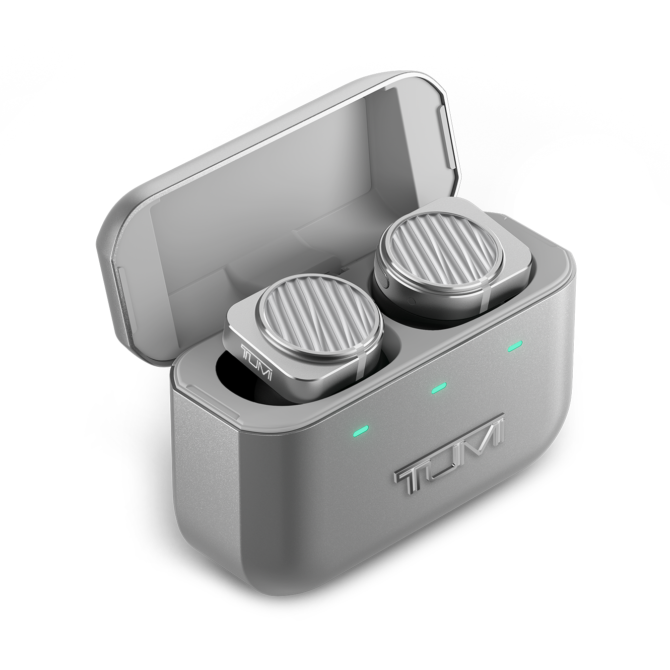Tumi Mw09 headphones case silver
