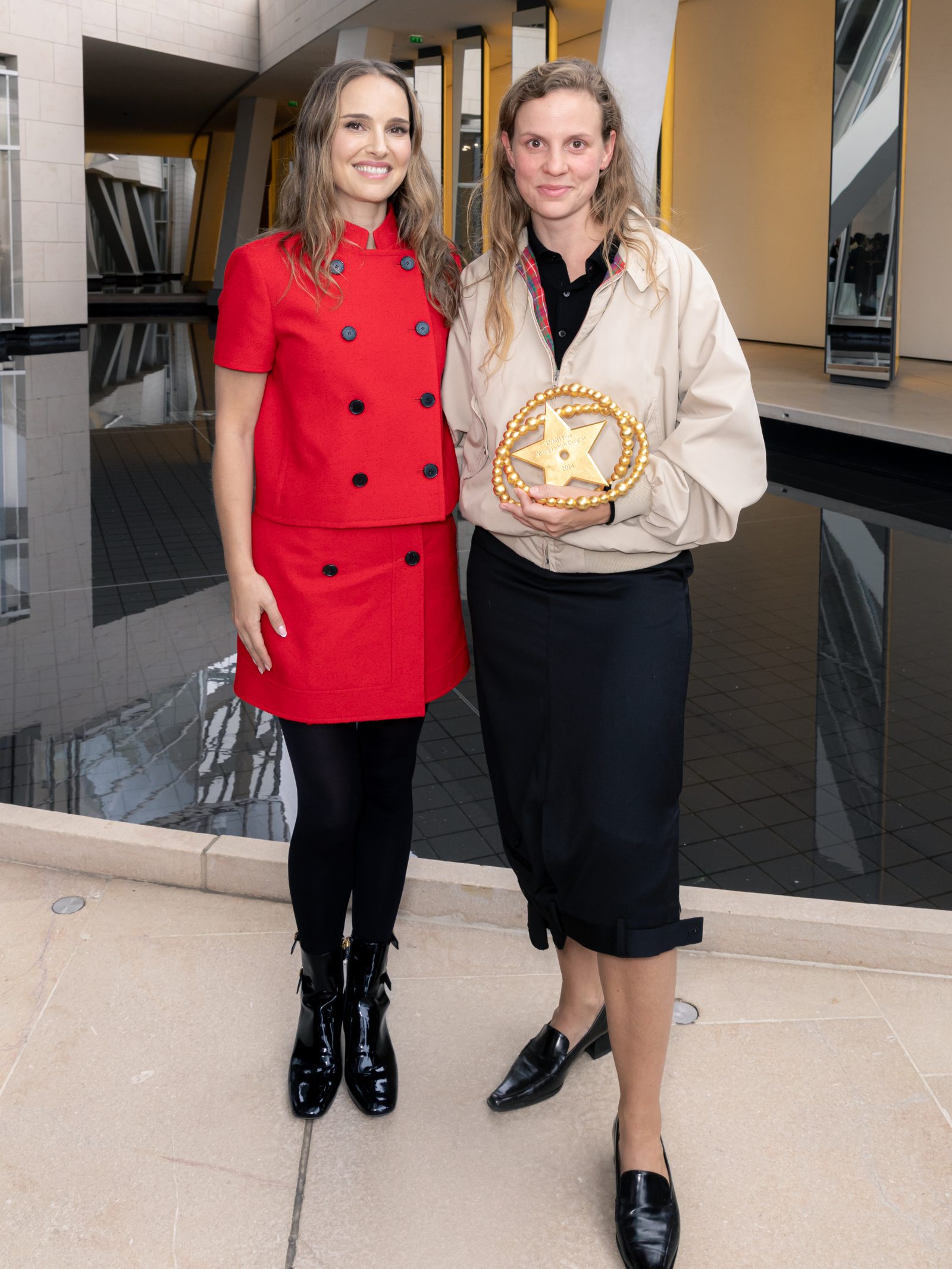 Natalie Portman and Ellen Hadokova Larsson