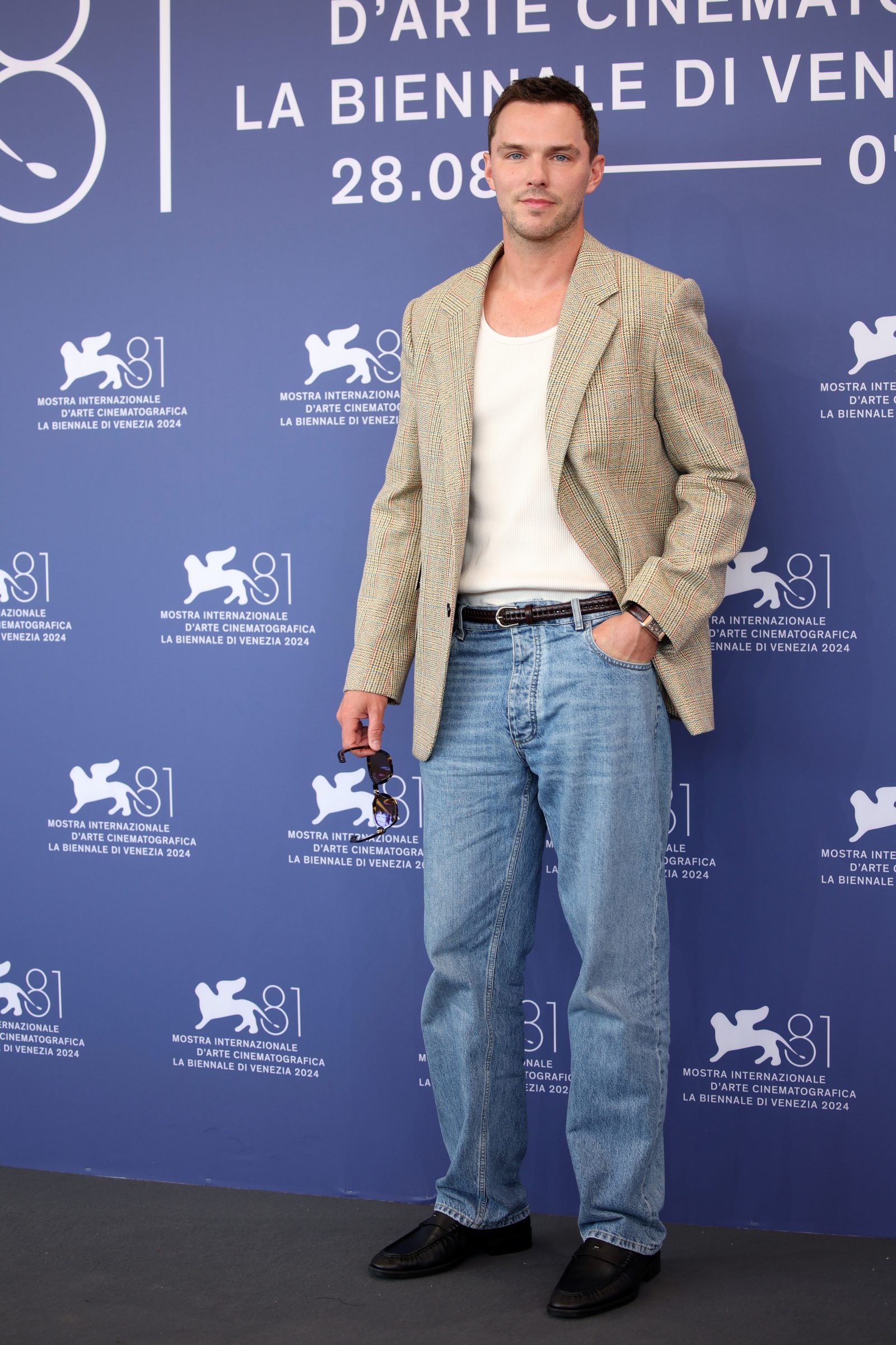 Actor Nicholas Hoult attends the "The Order" photocall during the 81st Venice International Film Festival at Palazzo del Casino on August 31, 2024 in Venice, Italy. (Photo by Daniele Venturelli/WireImage)