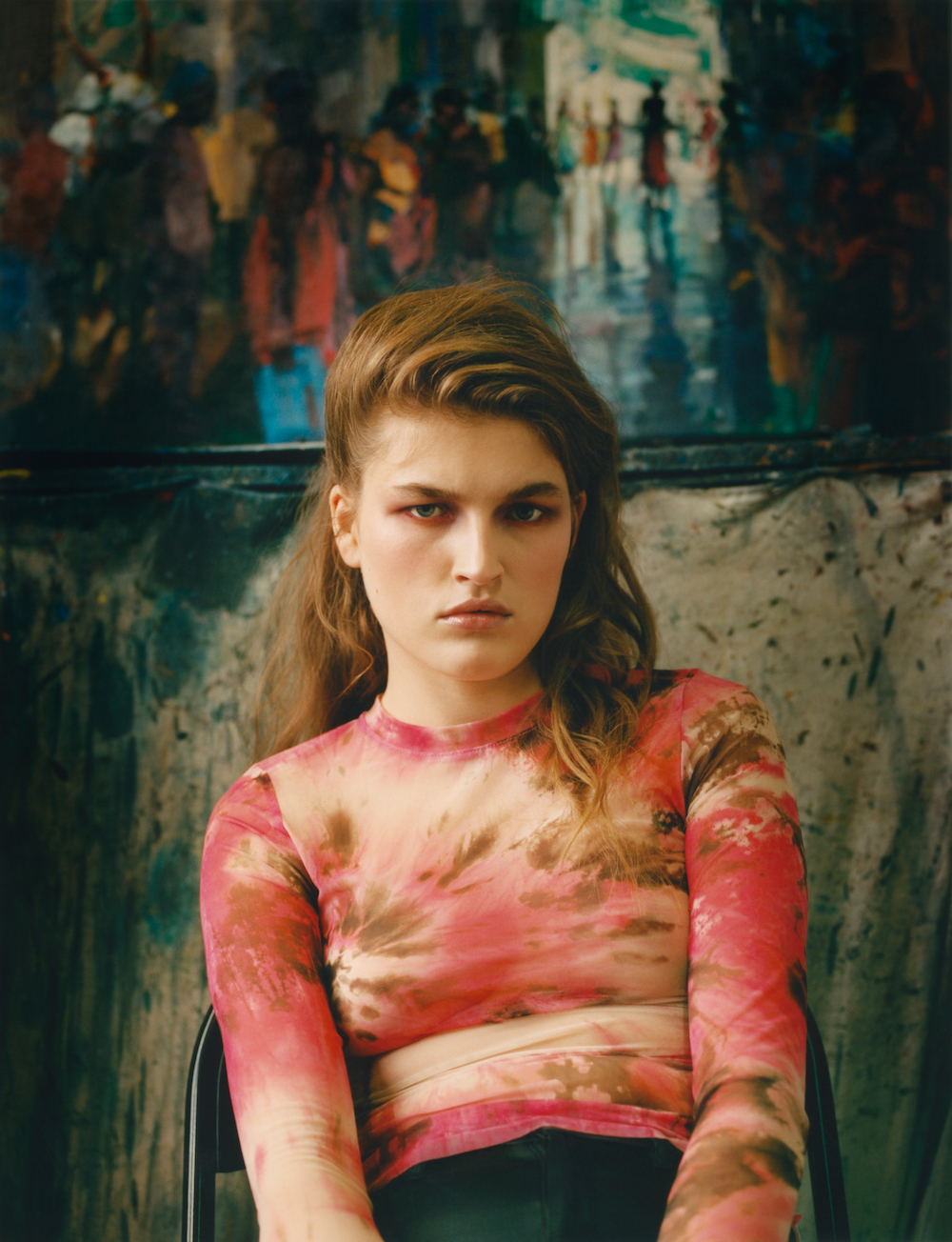top by MSGM from MATCHESFASHION.COM pants by SARAH GARFIELD