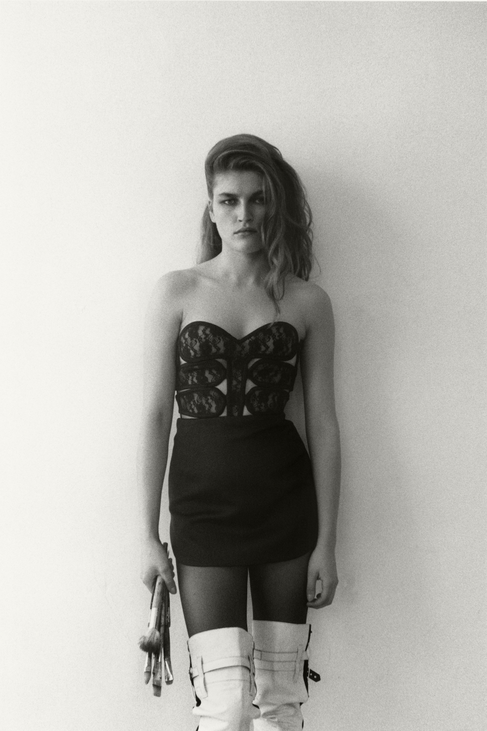 dress by CHRISTOPHER KANE, boots by MARQUES’ALMEIDA dress by CHRISTOPHER KANE boots by MARQUES’ALMEIDA