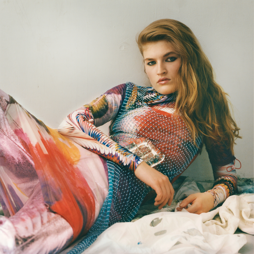 dress and slip by NODRESS, top by MARY KATRANTZOU, pants by LUELLA BARTLEY from MATCHESFASHION.COM belt by REJINA PYO