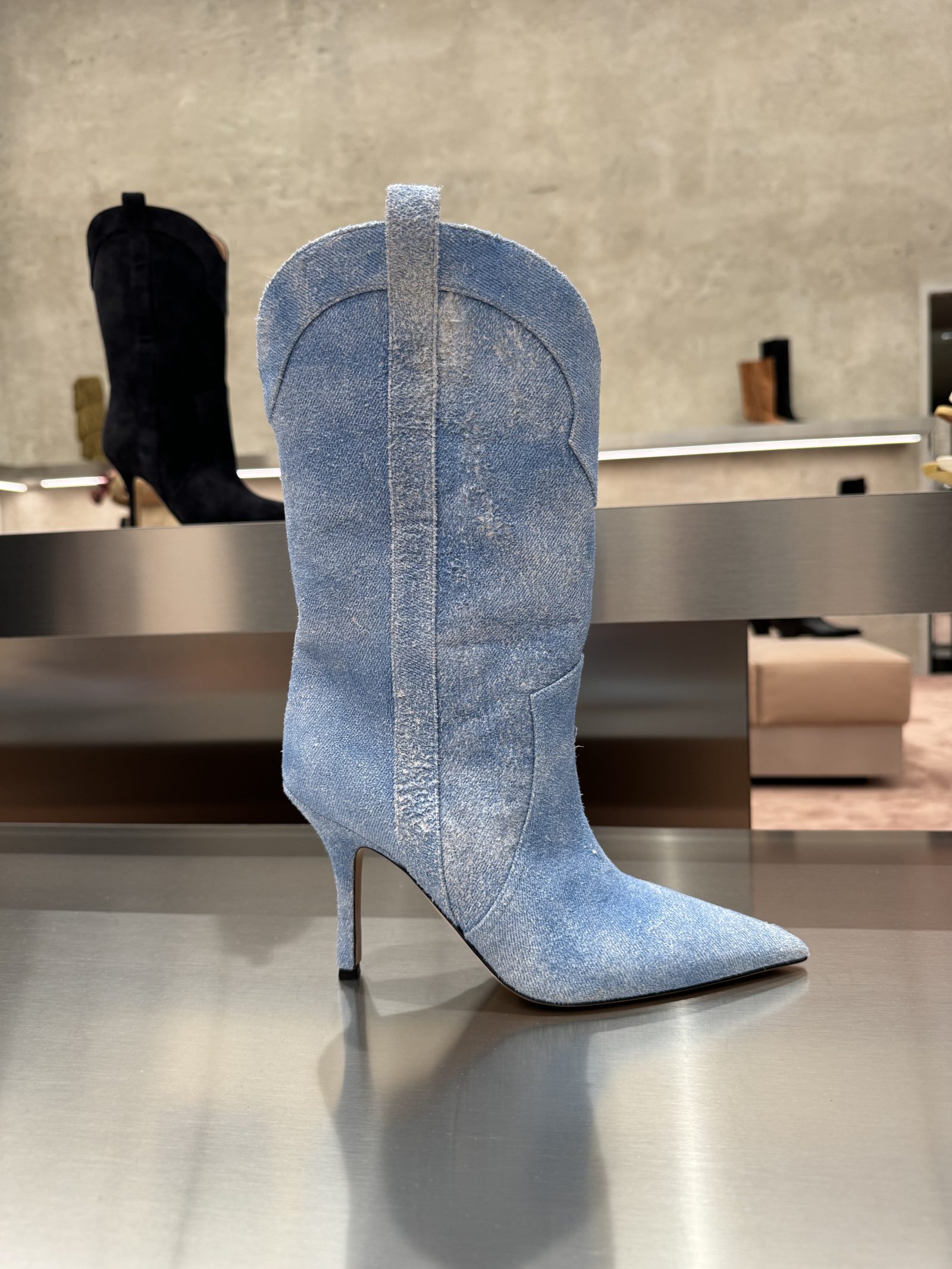 Paris Texas Faux Denim Boot