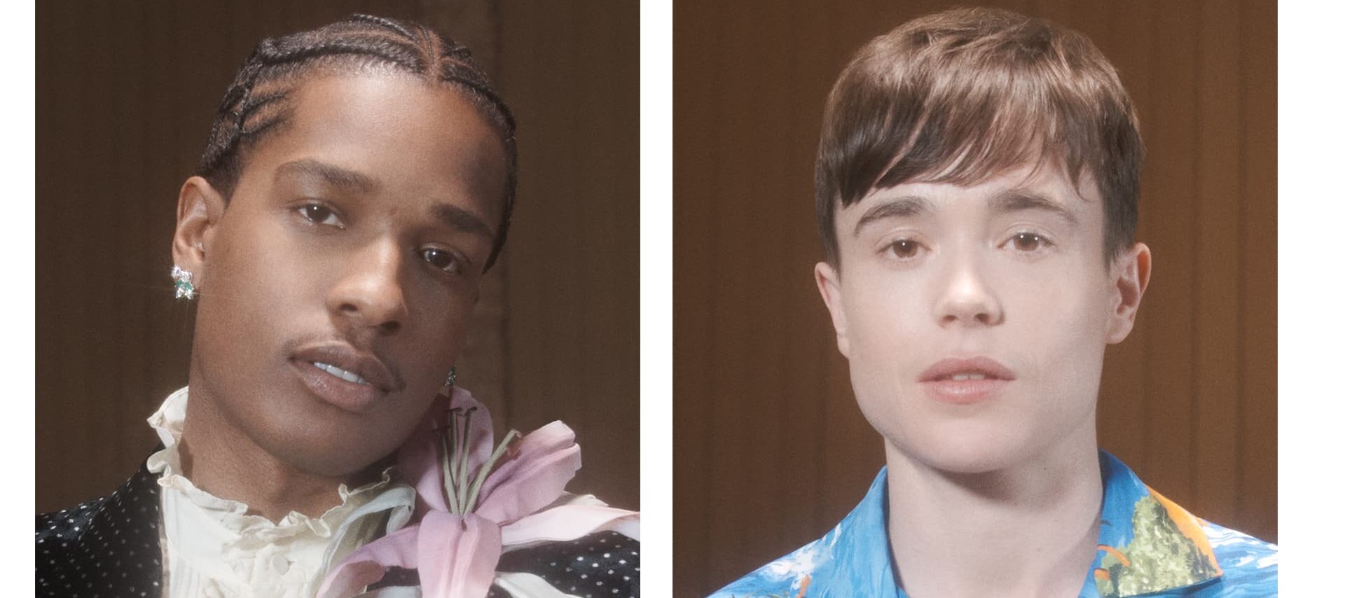 A$AP Rocky, Julia Garner, and Elliot Page are the new faces of Gucci Guilty fragrances