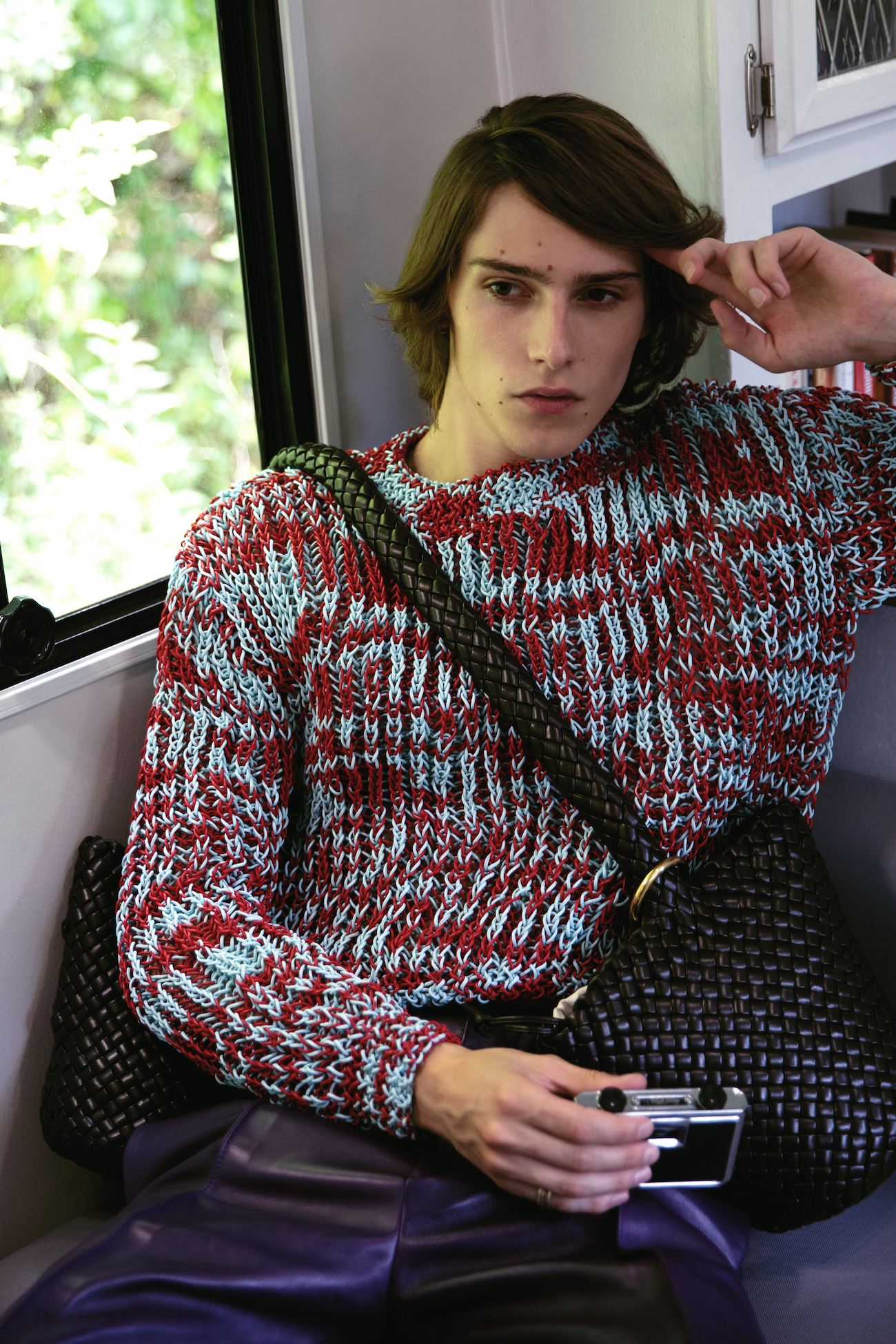 Full look by BOTTEGA VENETA, ring, stylist's own