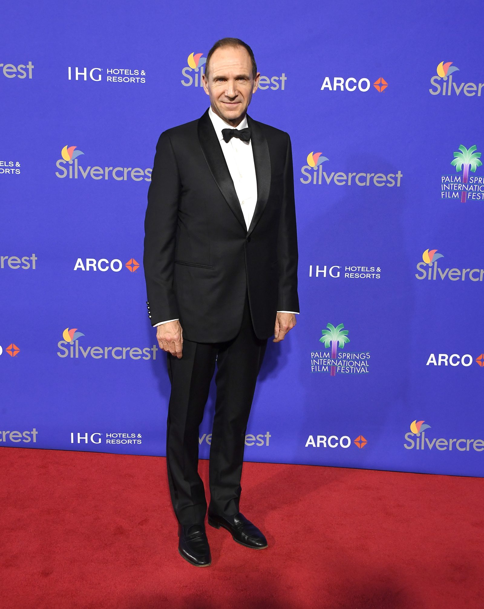 Photo caption: Ralph Fiennes presents at Variety's 10 Directors to Watch event, Palm Springs International Film Festival 2025. (Photo by Vivien Killilea/Variety via Getty Images) RALPH FIENNES Palm Springs Dior Men