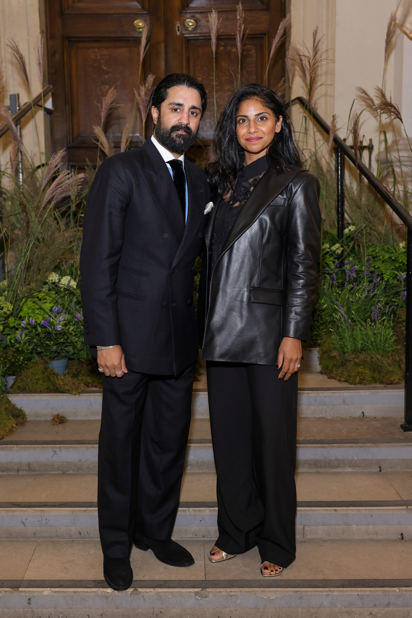 LONDON, ENGLAND - SEPTEMBER 12: Rav Matharu and Parv Matharu attend the celebration of Dunhill's 130-Year Anniversary at The Royal Hospital Chelsea on September 12, 2023 in London, England. (Photo by Dave Benett/Getty Images for dunhill)