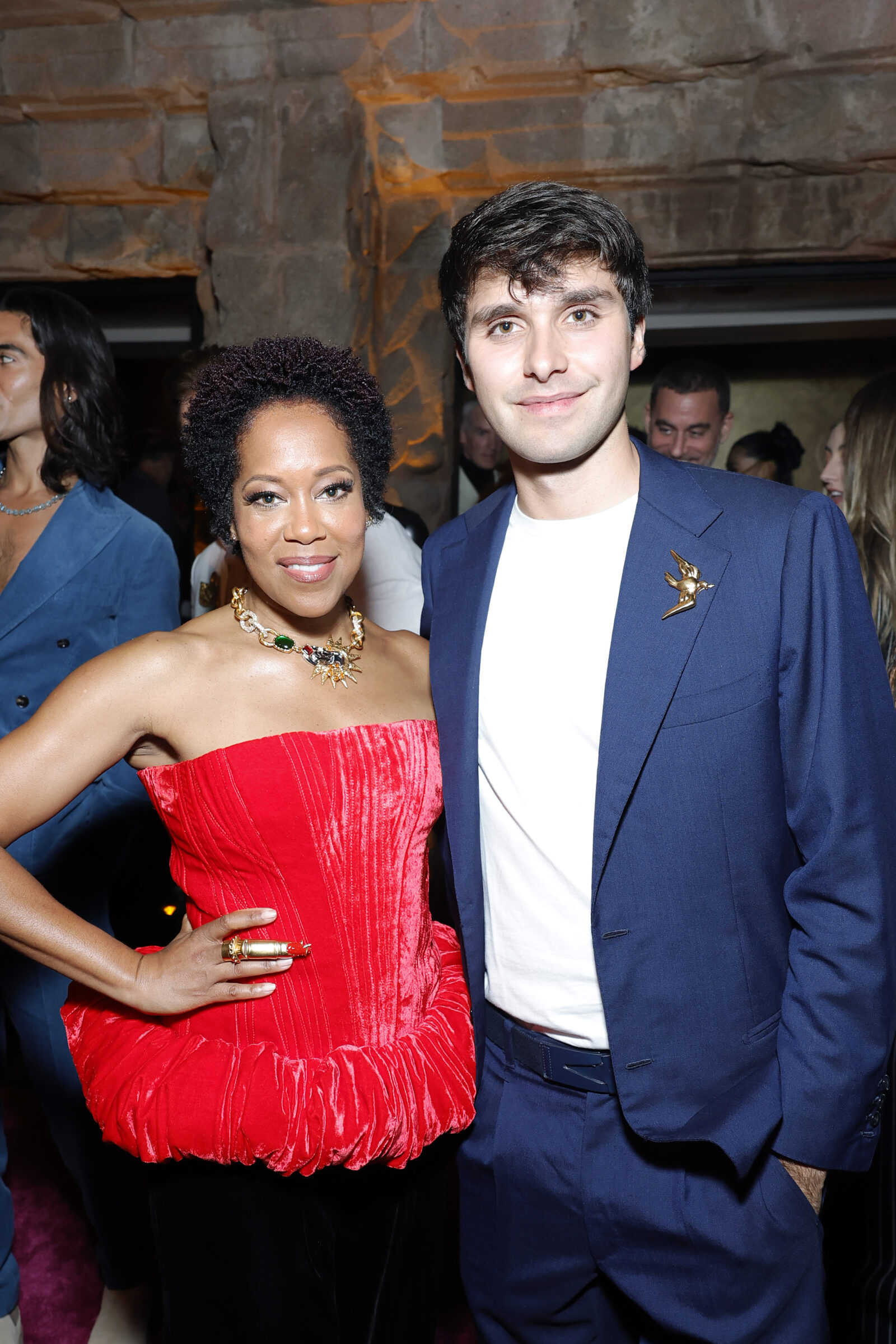 Regina King and Leonardo Della Valle