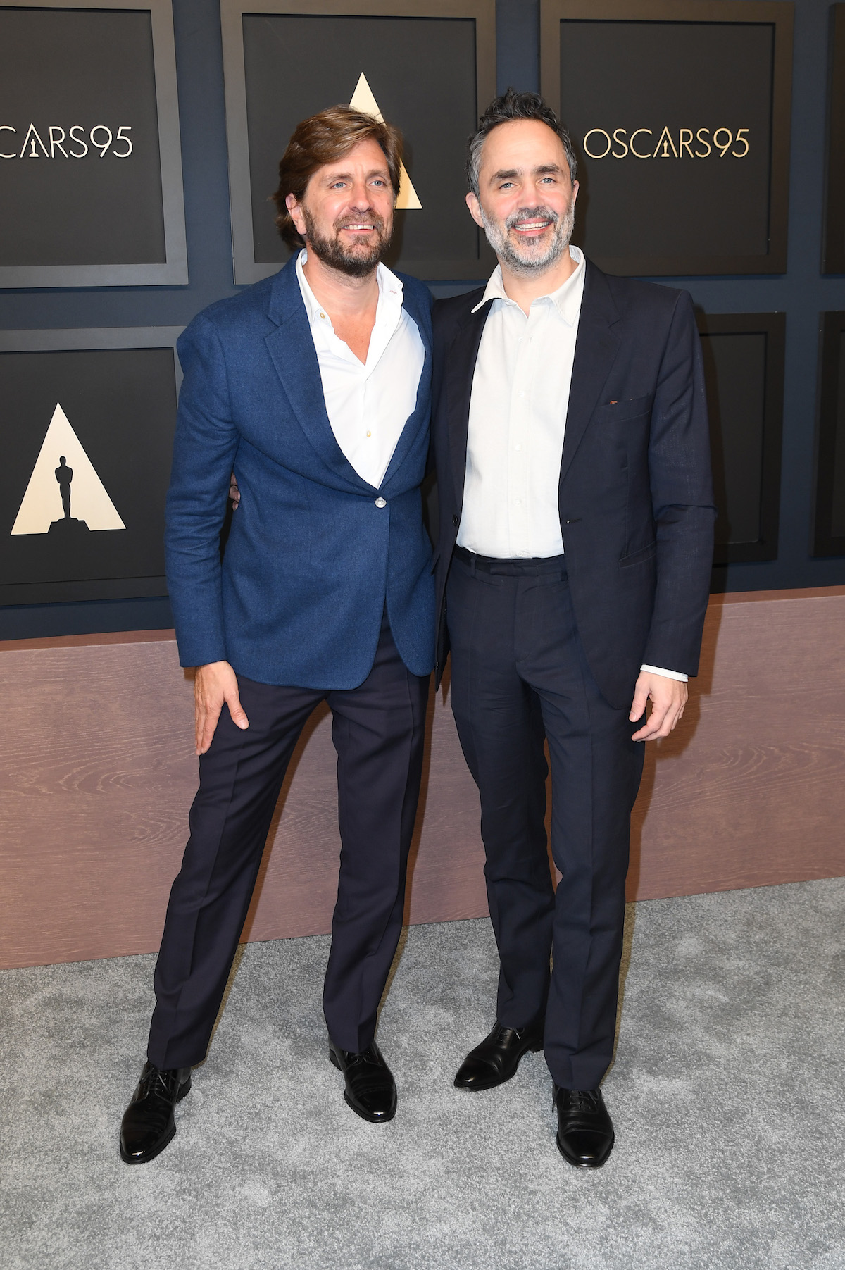 Ruben Östlund and Erik Hemmendorff BEVERLY HILLS, CALIFORNIA - FEBRUARY 13: (L-R) Ruben Östlund and Erik Hemmendorff attend the 95th Annual Oscars Nominees Luncheon at The Beverly Hilton on February 13, 2023 in Beverly Hills, California. (Photo by JC Olivera/Getty Images)
