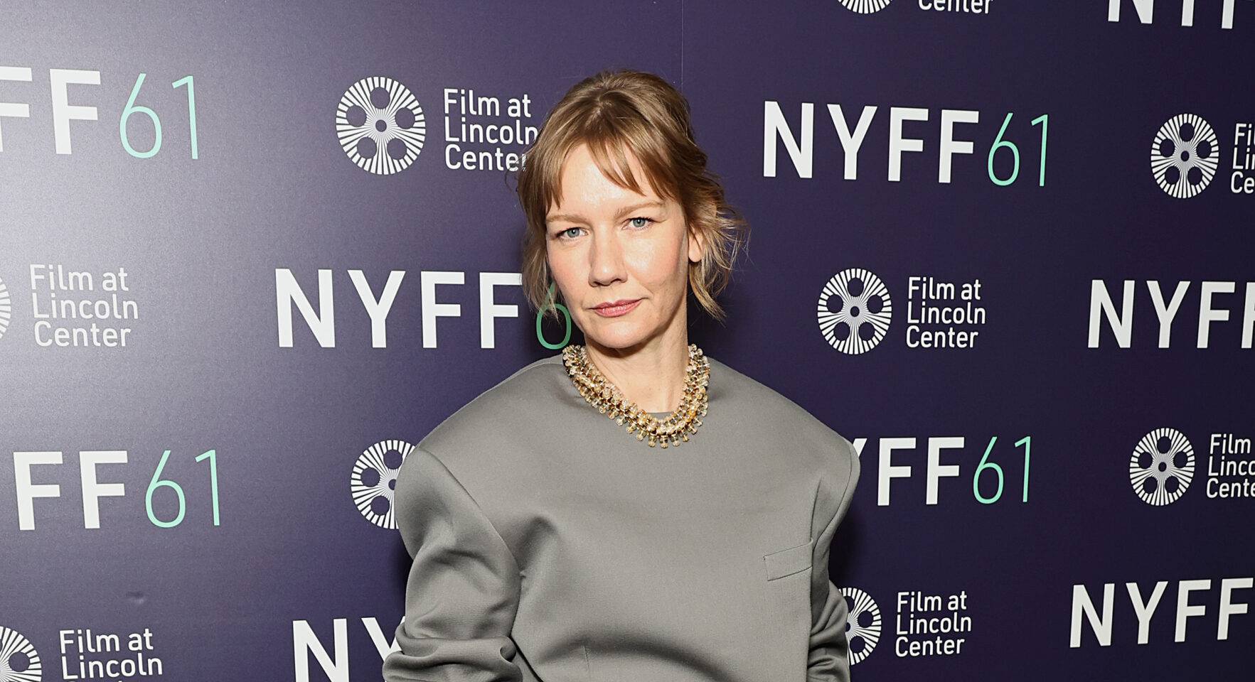 Sandra Huller Dons Bottega Veneta at the 61st New York Film Festival New York