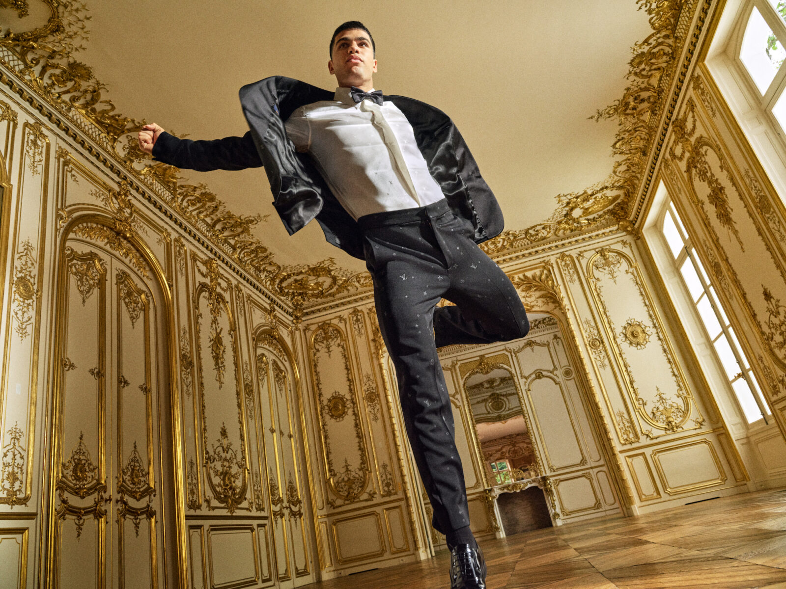 Carlos Alcaraz, Louis Vuitton Men's Spring-Summer 2024 Formalwear campaign Carlos Alcaraz, Louis Vuitton Men